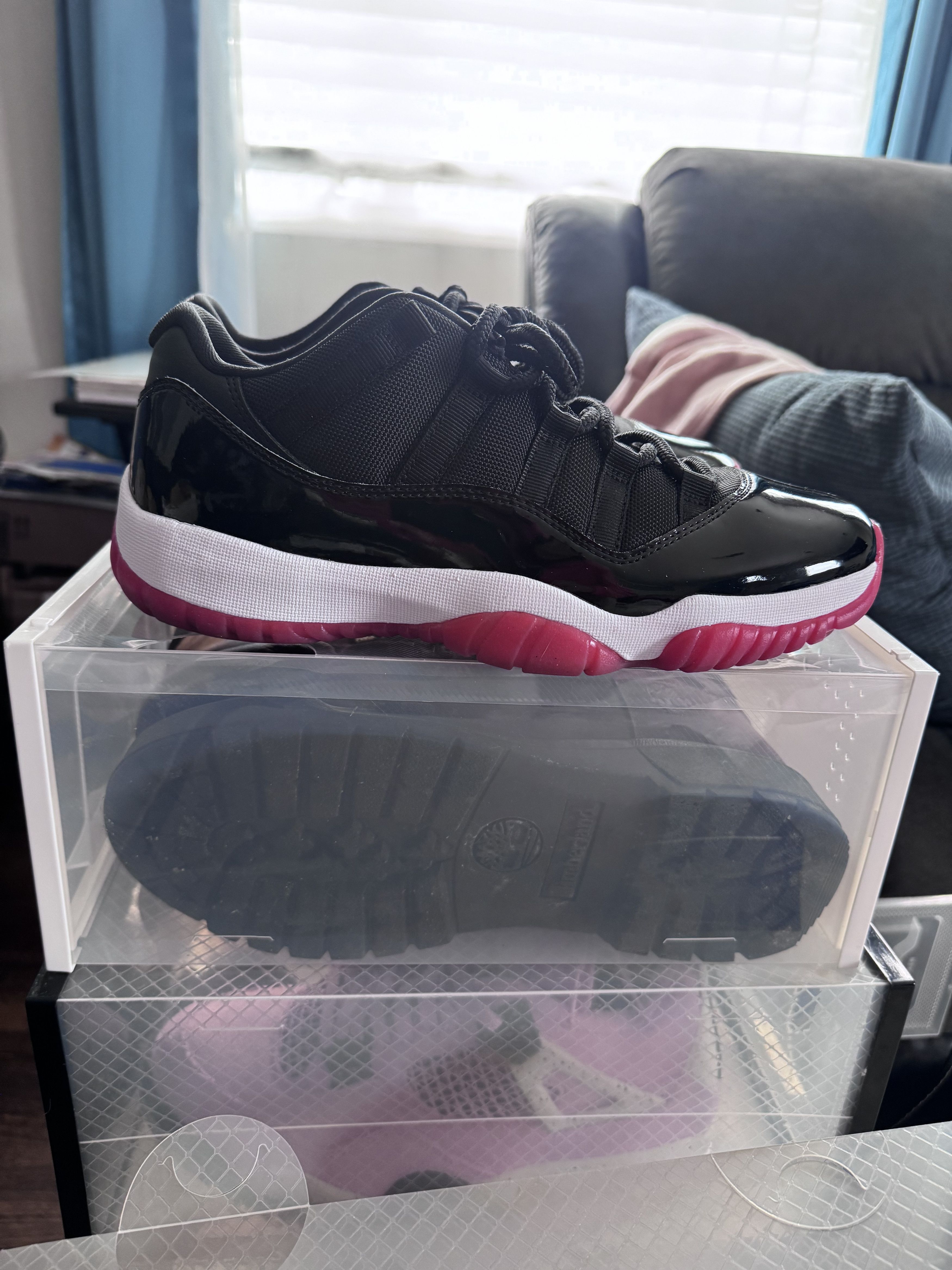 Jordan Brand Jordan 11 Retro Low - Bred (2025) Size US 9.5 / EU 42-43 - 3 Thumbnail