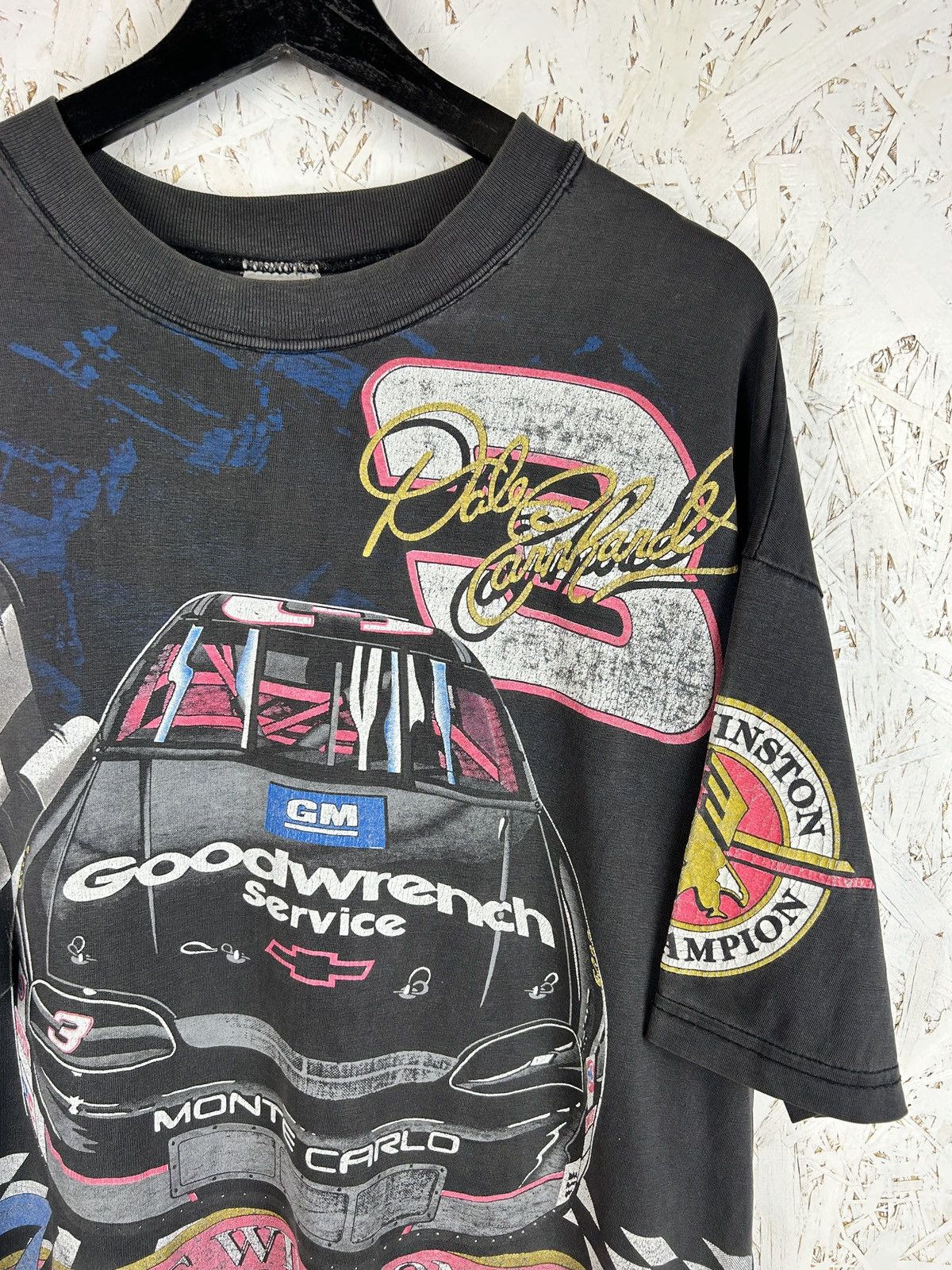 Vintage 90s Nascar 1994 Dale Earnhardt 7 Time Champion AOP T-Shirt L Size US L / EU 52-54 / 3 - 2 Thumbnail