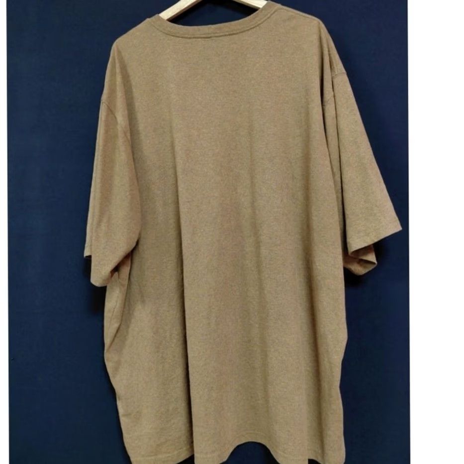 Carhartt Carhartt Loose Fit K87-M T-Shirt Men Size 4XL Brown Solid Knit Short Sleeve Size US XXL / EU 58 / 5 - 2 Thumbnail