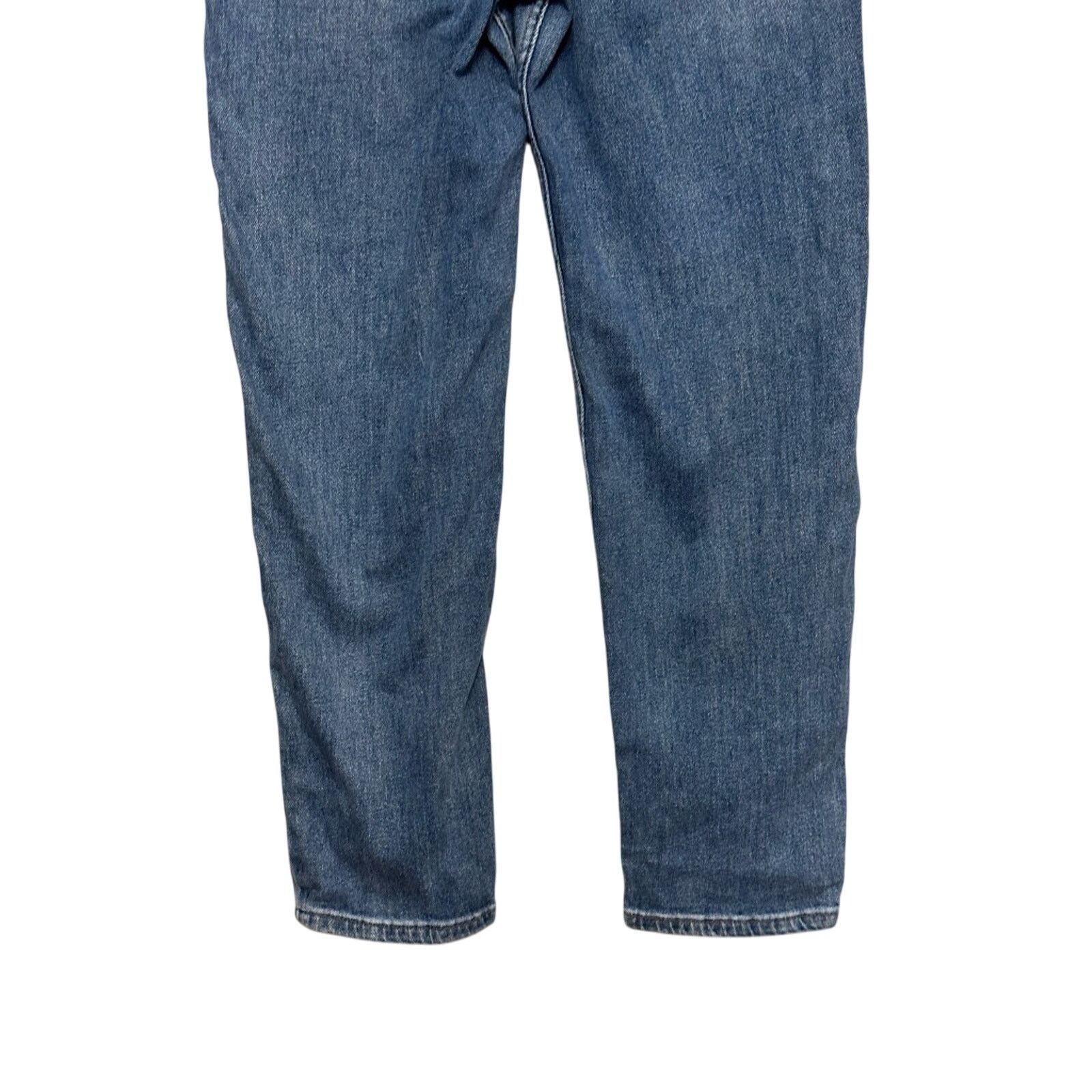 Other Abound Mom Jeans Straight Leg High Rise Button Fly Blue 27 Size 27" / US 4 / IT 40 - 3 Thumbnail