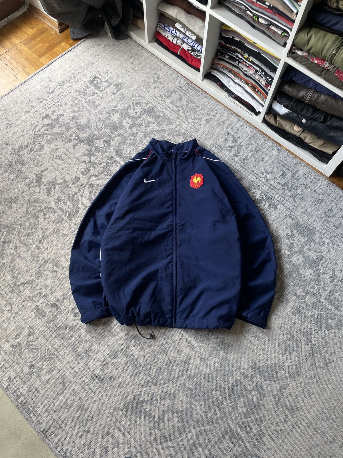 2007/2008 Y2K Vintage Nike Manchester United AIG Track Top