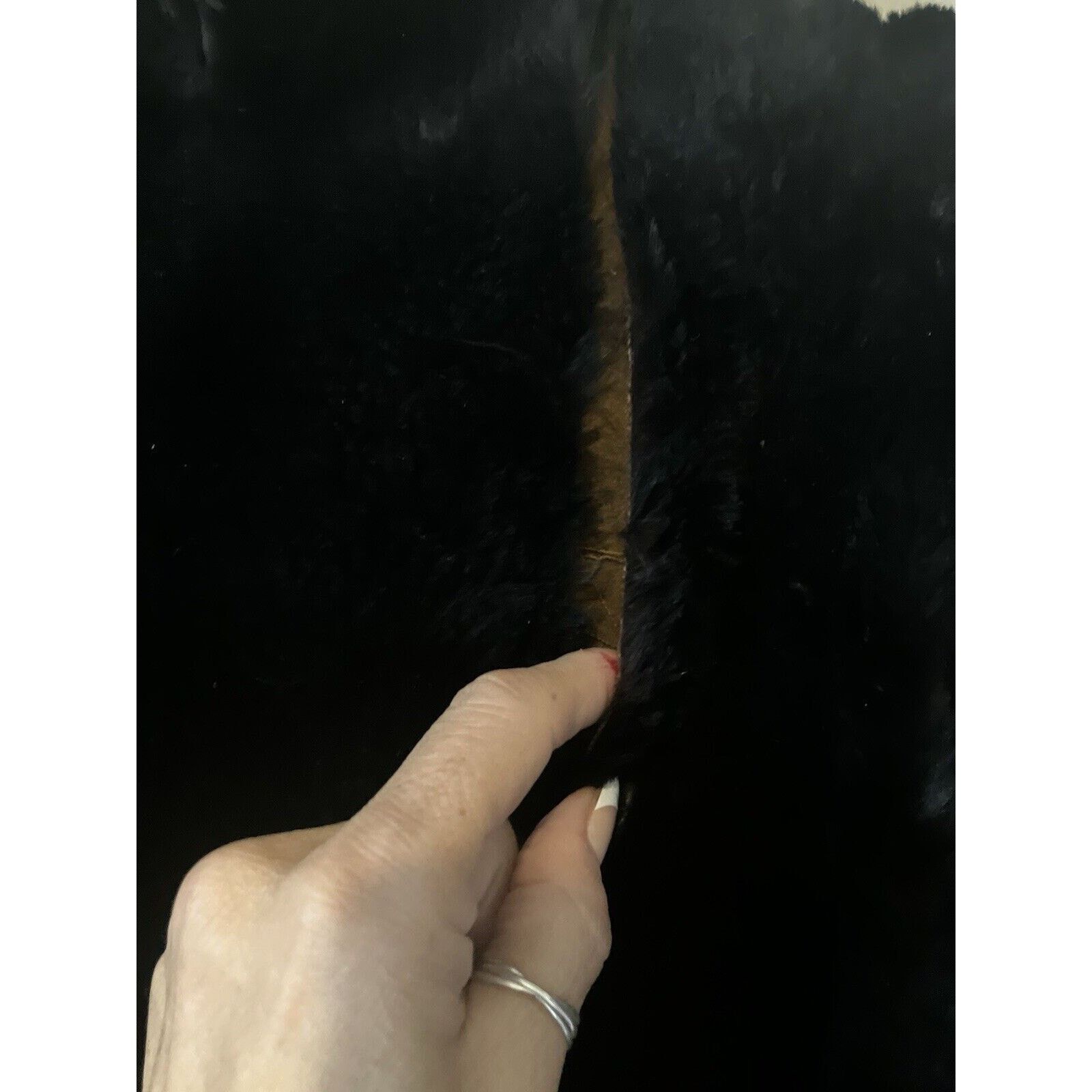 Other VINTAGE Marks Furs Herman and Ben womens fur coat very heavy Size M / US 6-8 / IT 42-44 - 4 Thumbnail