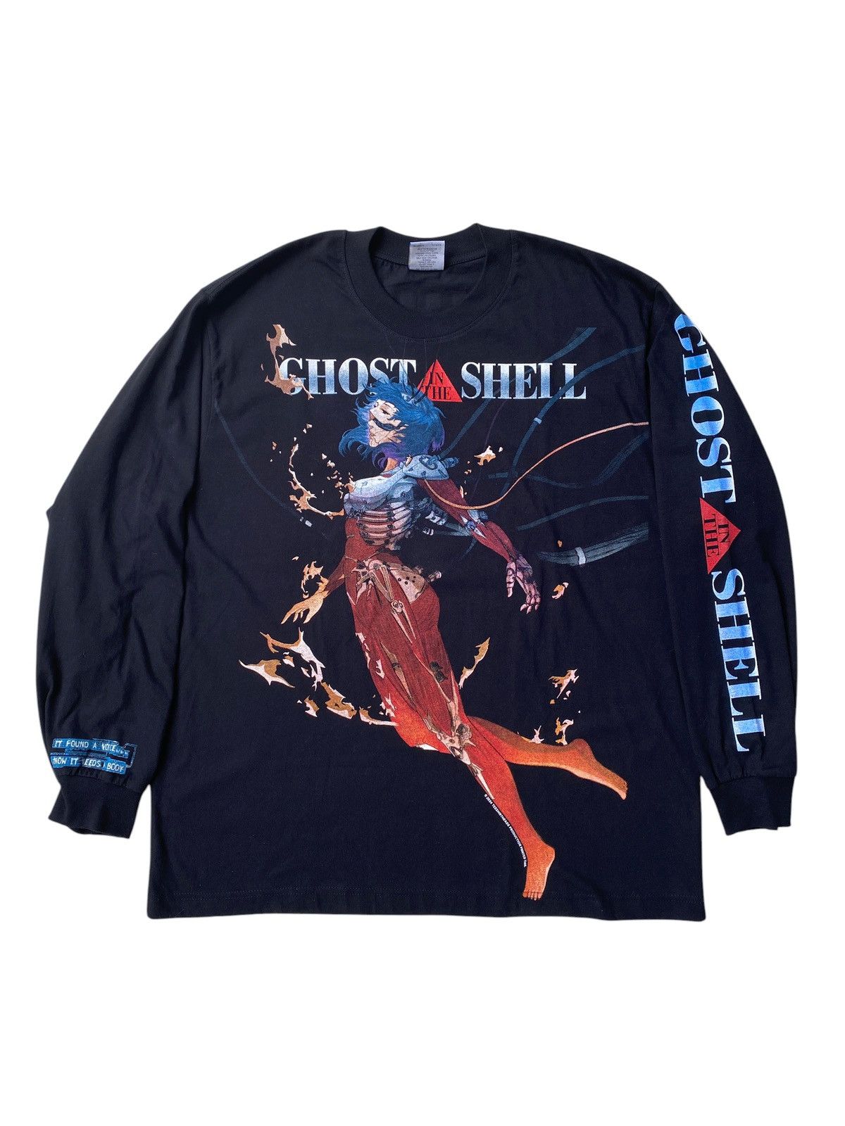 Japanese Brand Rare Ghost in the Shell Double Sided Anime Size US XL / EU 56 / 4 - 1 Thumbnail