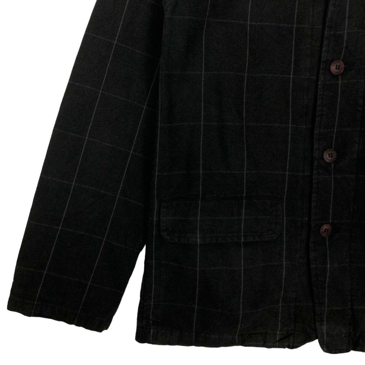 Issey Miyake 🔥90’s Striped Chore Jacket Double Breast Jungle Storm Japan Size US M / EU 48-50 / 2 - 4 Thumbnail