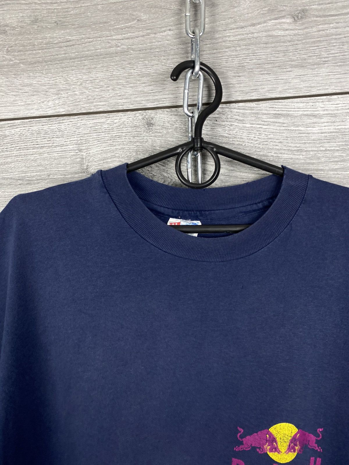 Red Bull Vintage 90s Red Bull Box Fit T Shirt Tee USA Size US XL / EU 56 / 4 - 4 Thumbnail