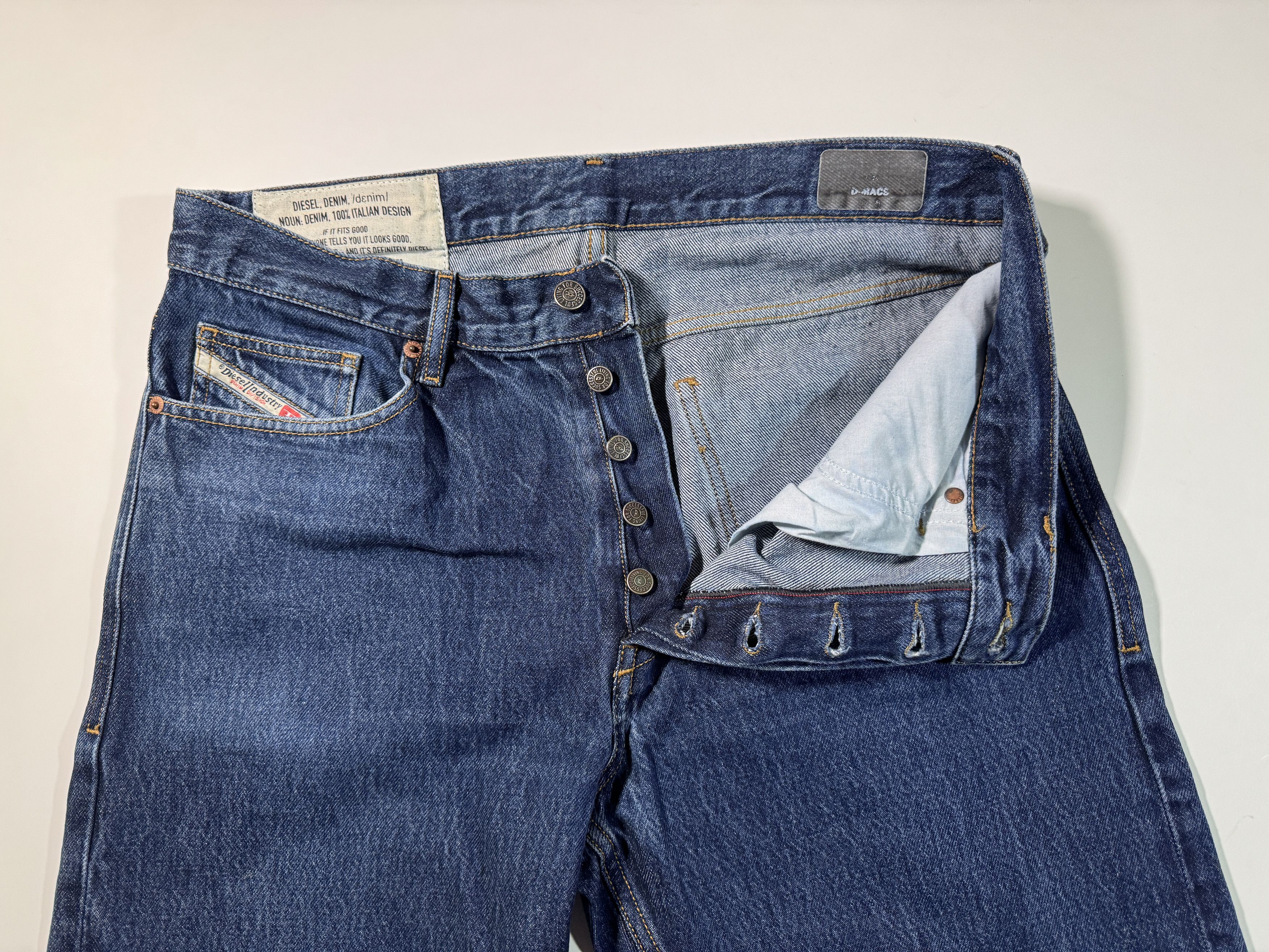 Diesel Diesel D-Macs Jeans Regular Size 33 Size US 33 - 6 Thumbnail