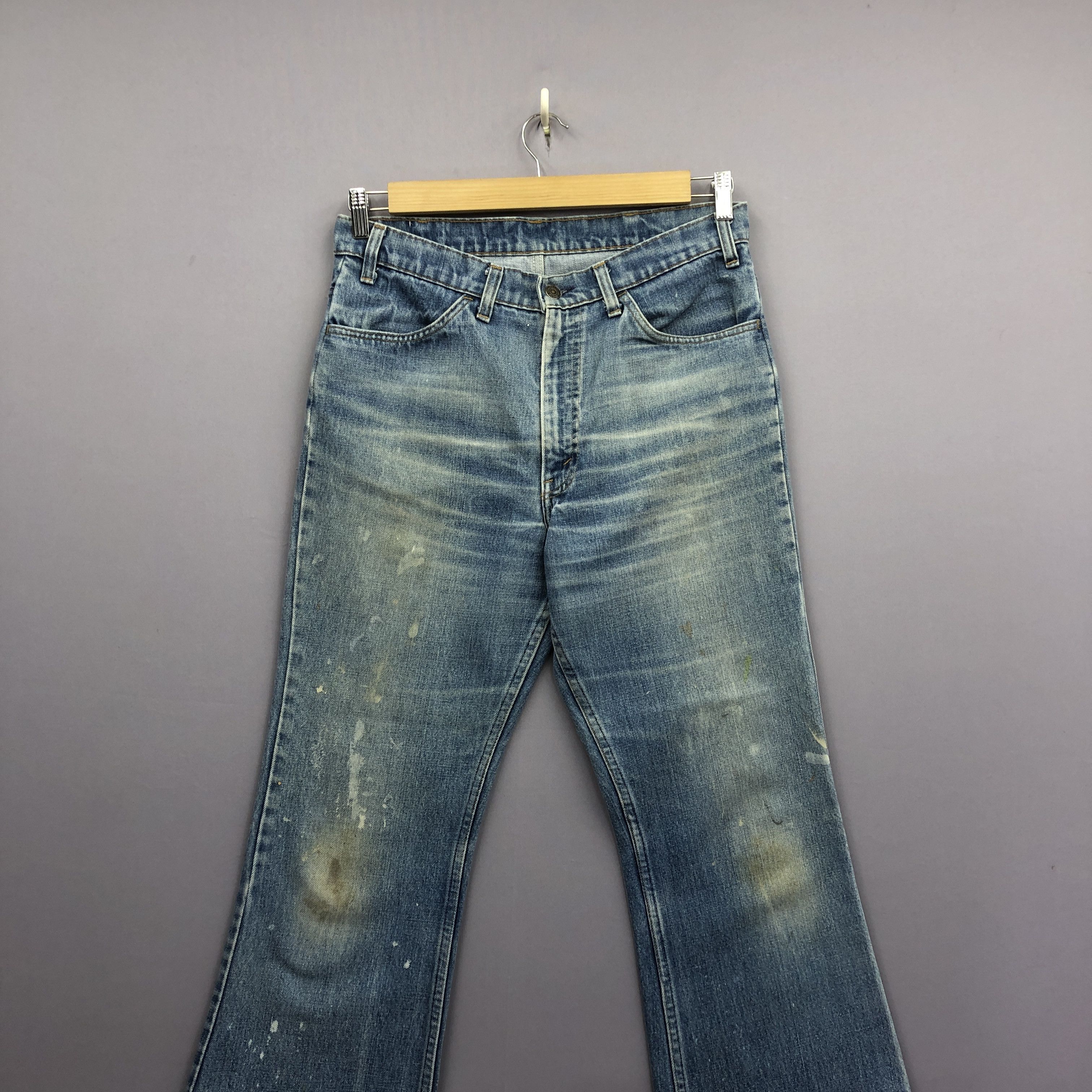 Levi's Vintage 70s Levis 646 Faded Flare Jeans Levi's Bootcut Denim Size US 32 / EU 48 - 3 Thumbnail