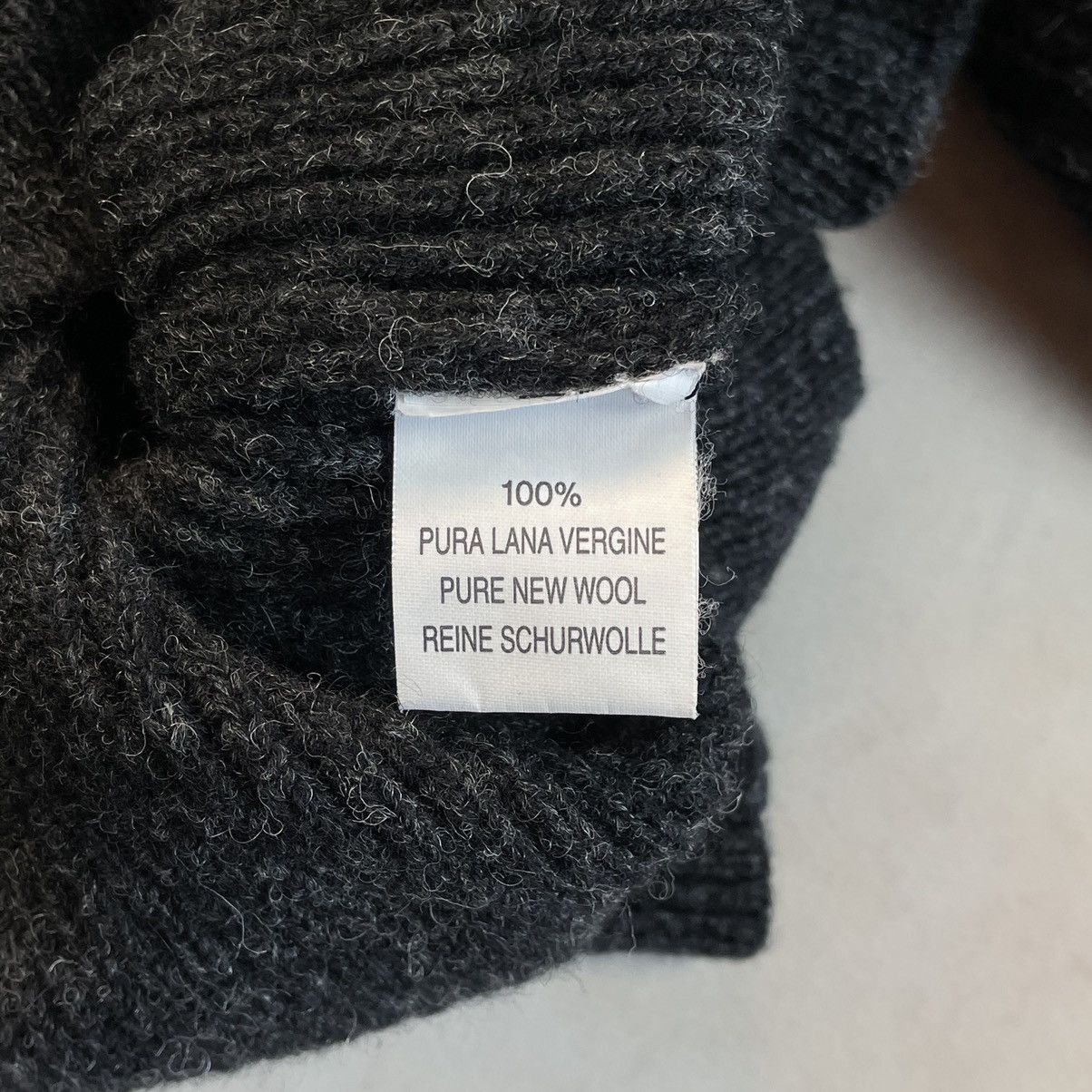 Designer Luis Trenker Hiking Ski Black Patch Logos Wool Sweater Size US L / EU 52-54 / 3 - 10 Thumbnail