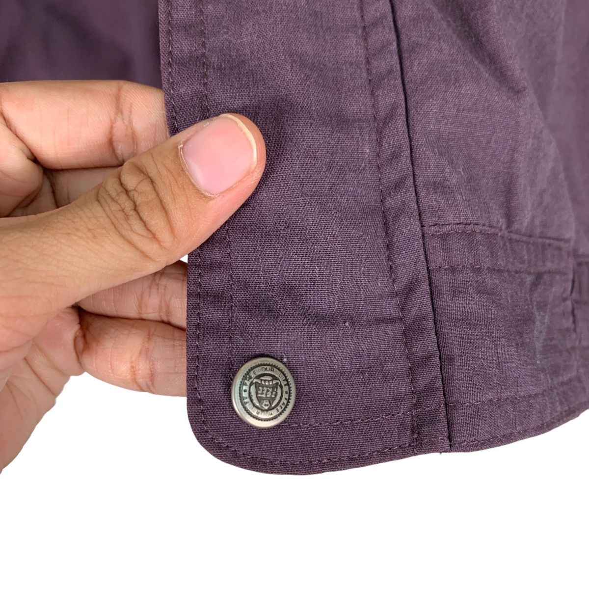Japanese Brand Manguis Purple Casual Jacket #1178-C54 Size US L / EU 52-54 / 3 - 14 Thumbnail