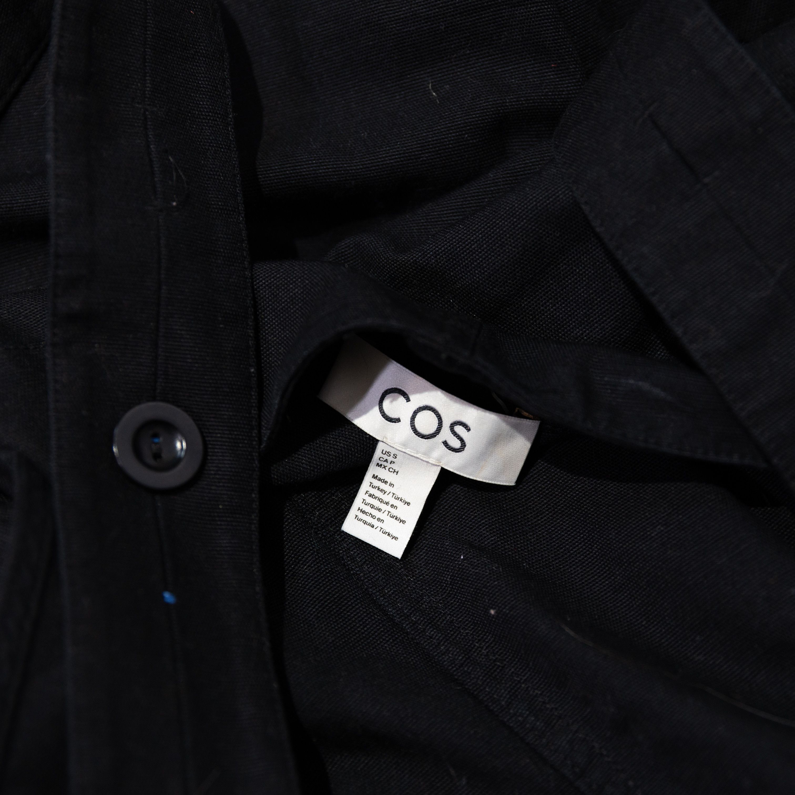 Cos COS Cotton Blend Square Neck Full Length Size 27" / US 4 / IT 40 - 2 Thumbnail