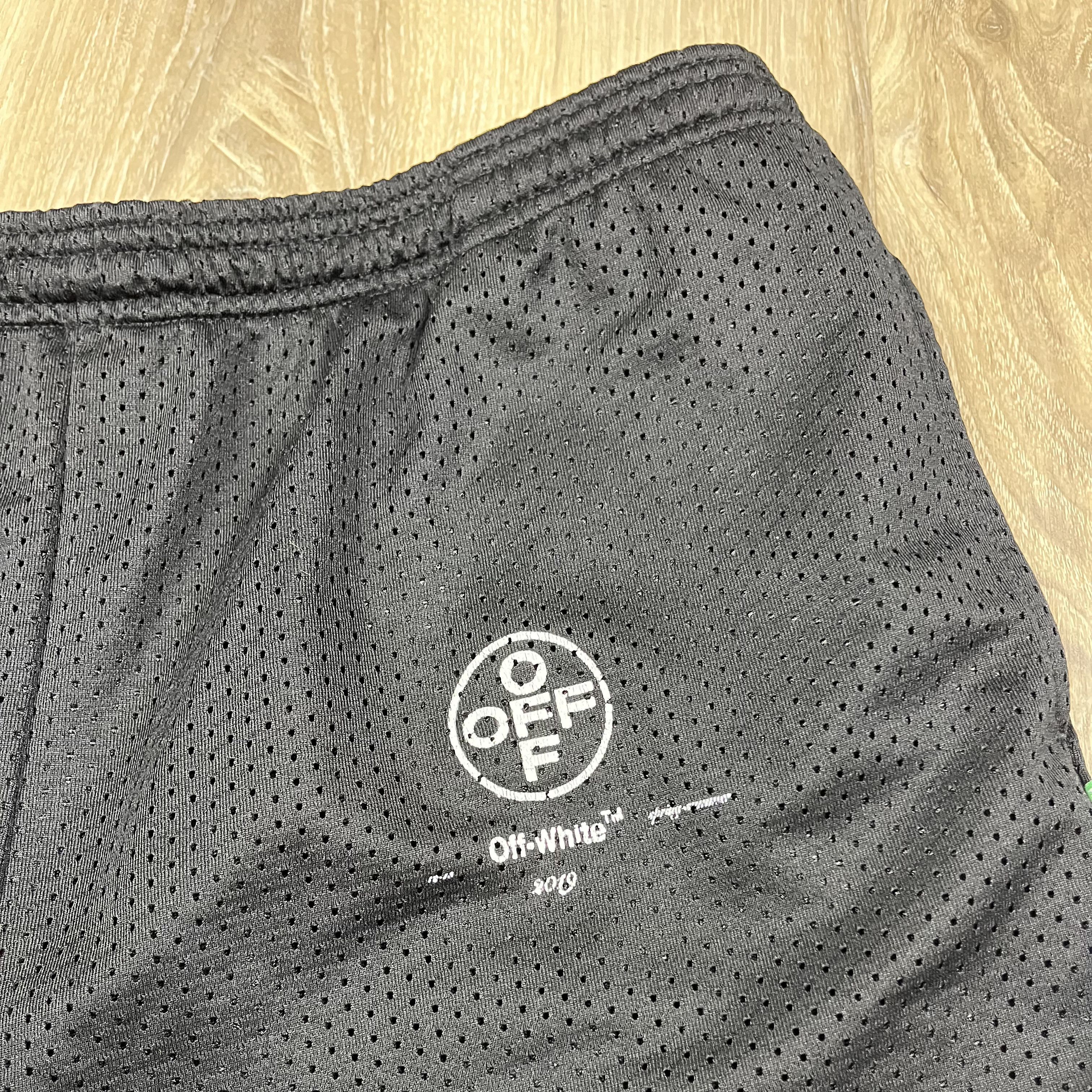 Off-White Off White Impressionism 99 Shorts Black Mesh XL Stencil Size US 32 / EU 48 - 5 Thumbnail