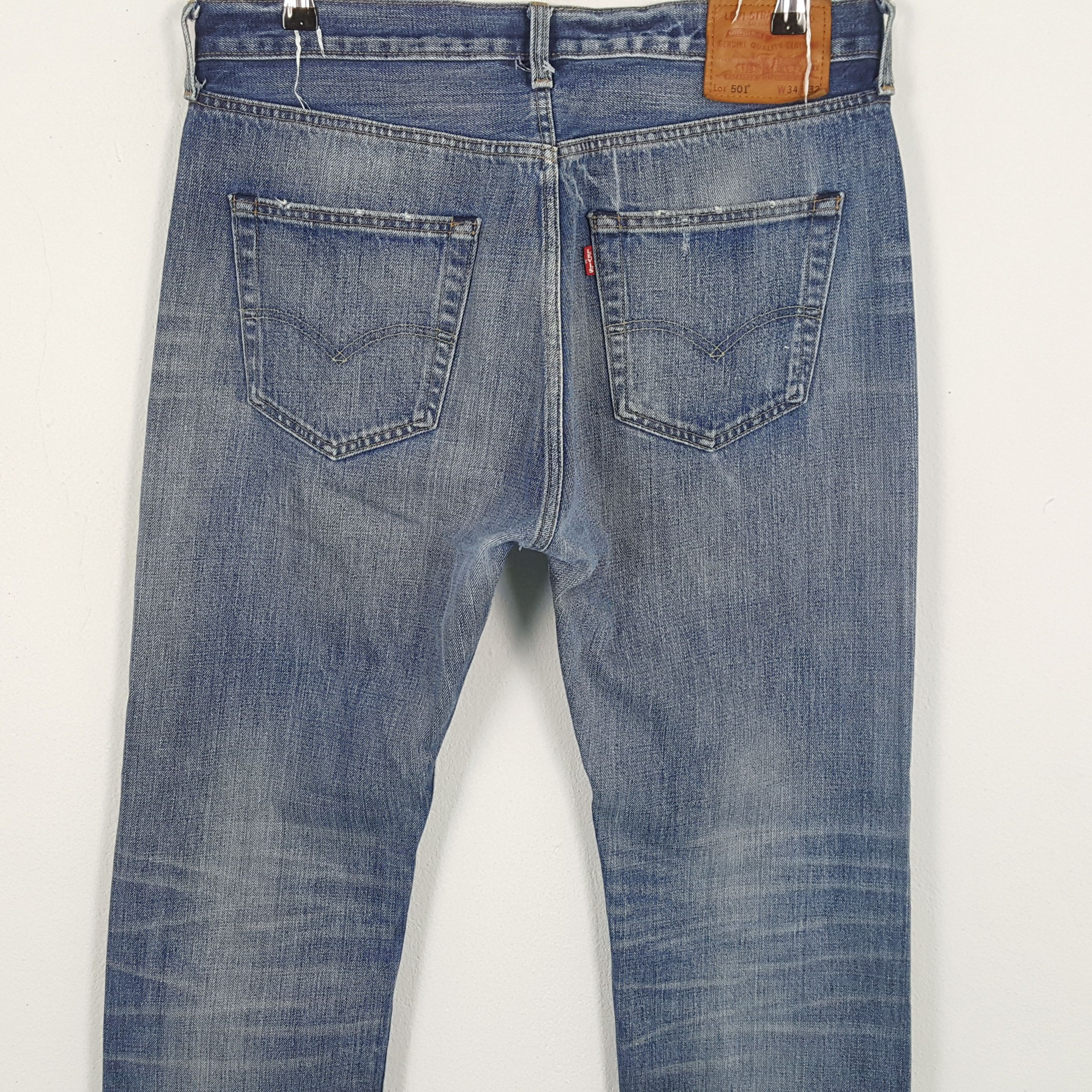 Levi's × Vintage LEVI'S Big E Jeans Daily Streetwear Style Distressed Size US 32 / EU 48 - 5 Thumbnail
