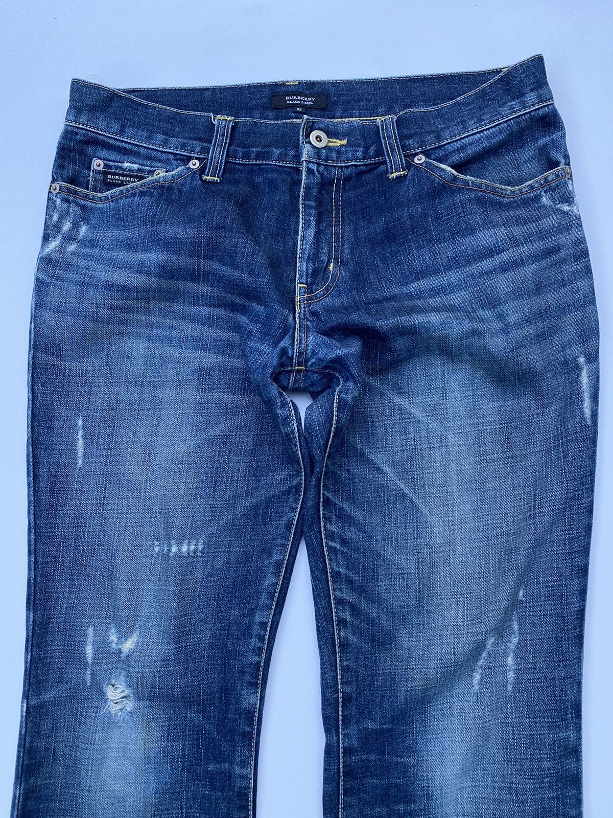 Burberry Burberry Black Label Denim Flared Distressed Size US 35 - 5 Thumbnail
