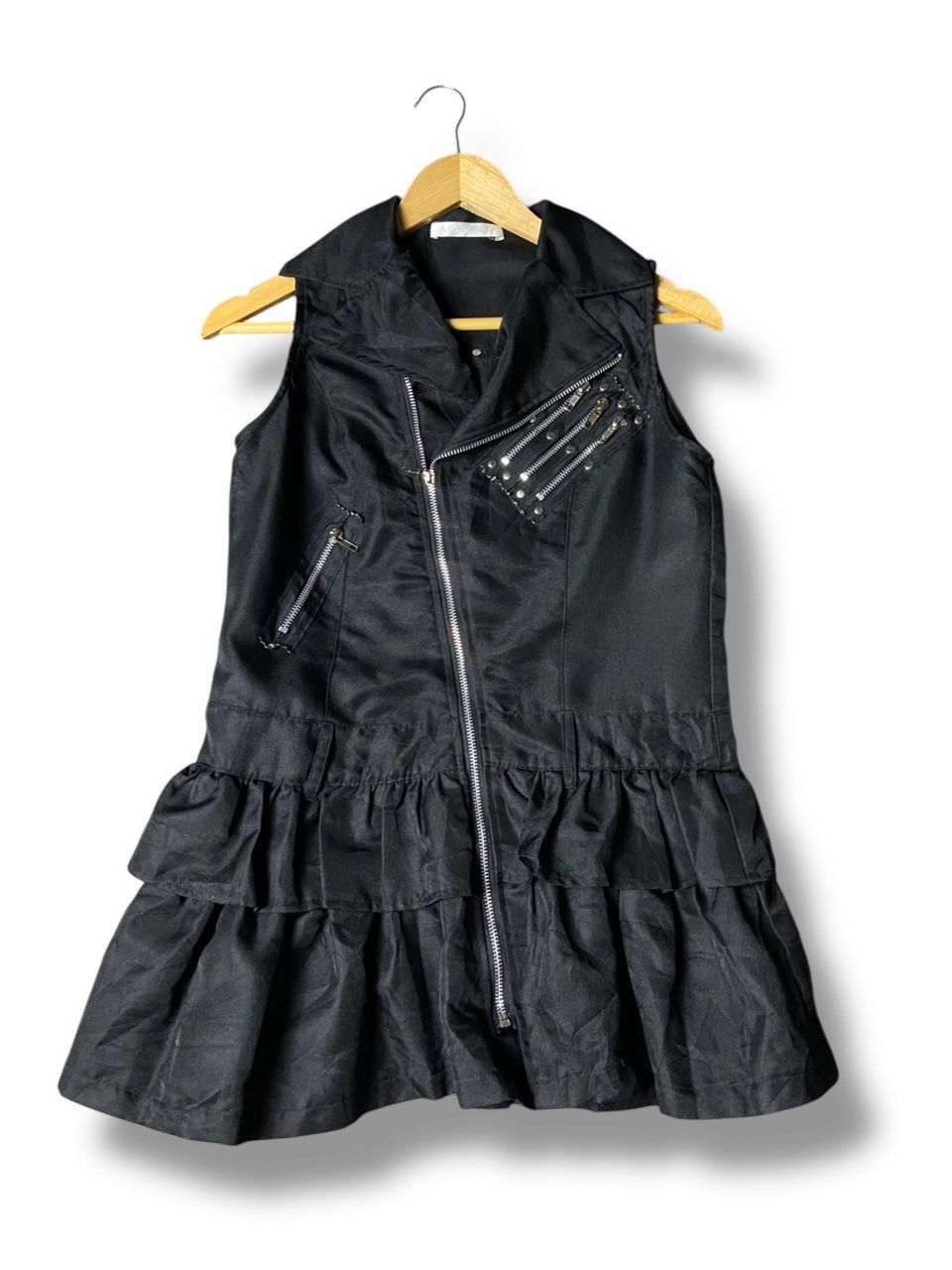 Seditionaries ACDC RAG Punk Zipper Dress Skirt (159) Size XS / US 0-2 / IT 36-38 - 2 Thumbnail