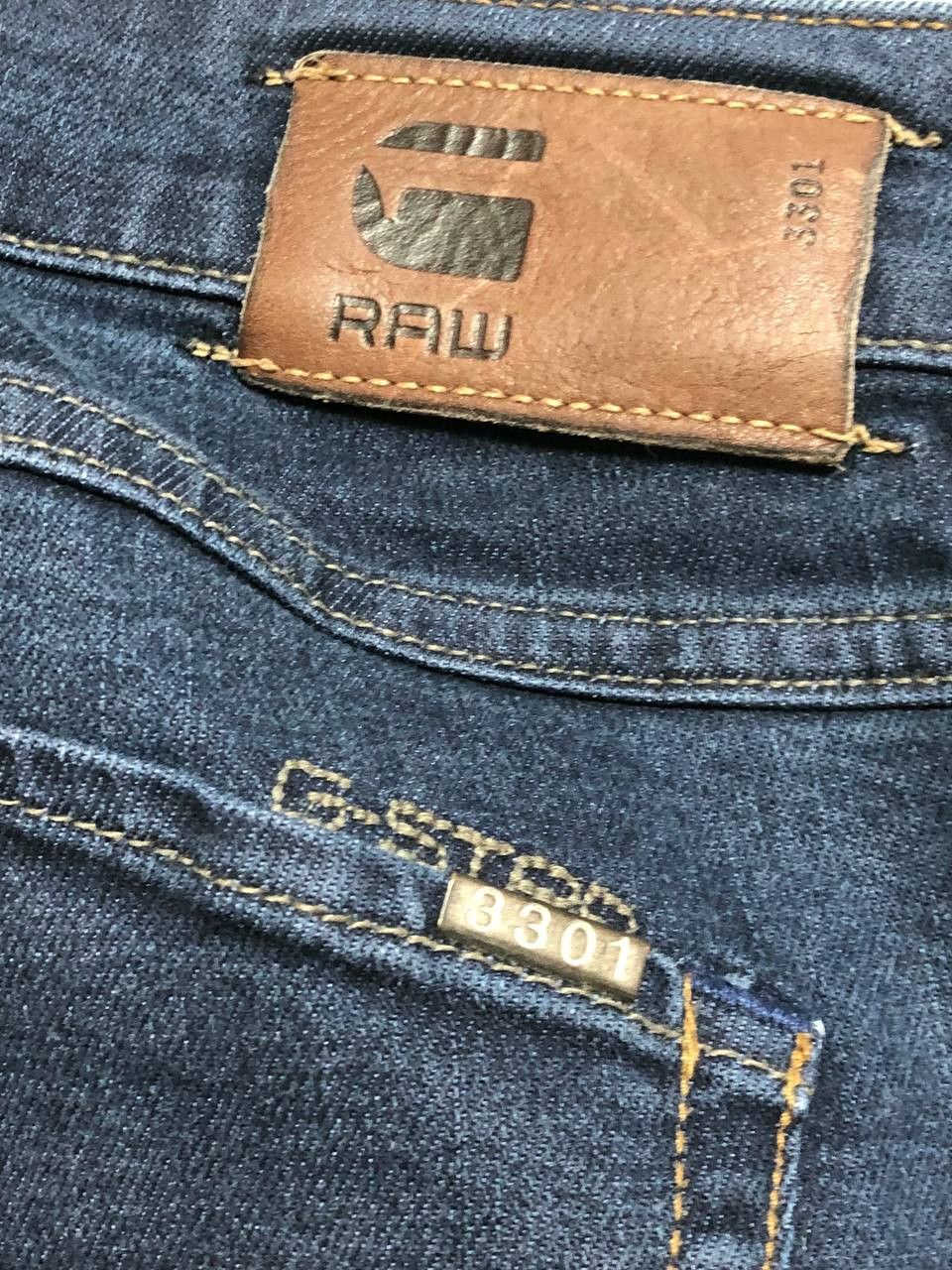 G-Star Vintage G-Star Raw 3301 Contour Skinny Denim Jeans Size 29 Size 29" - 19 Thumbnail