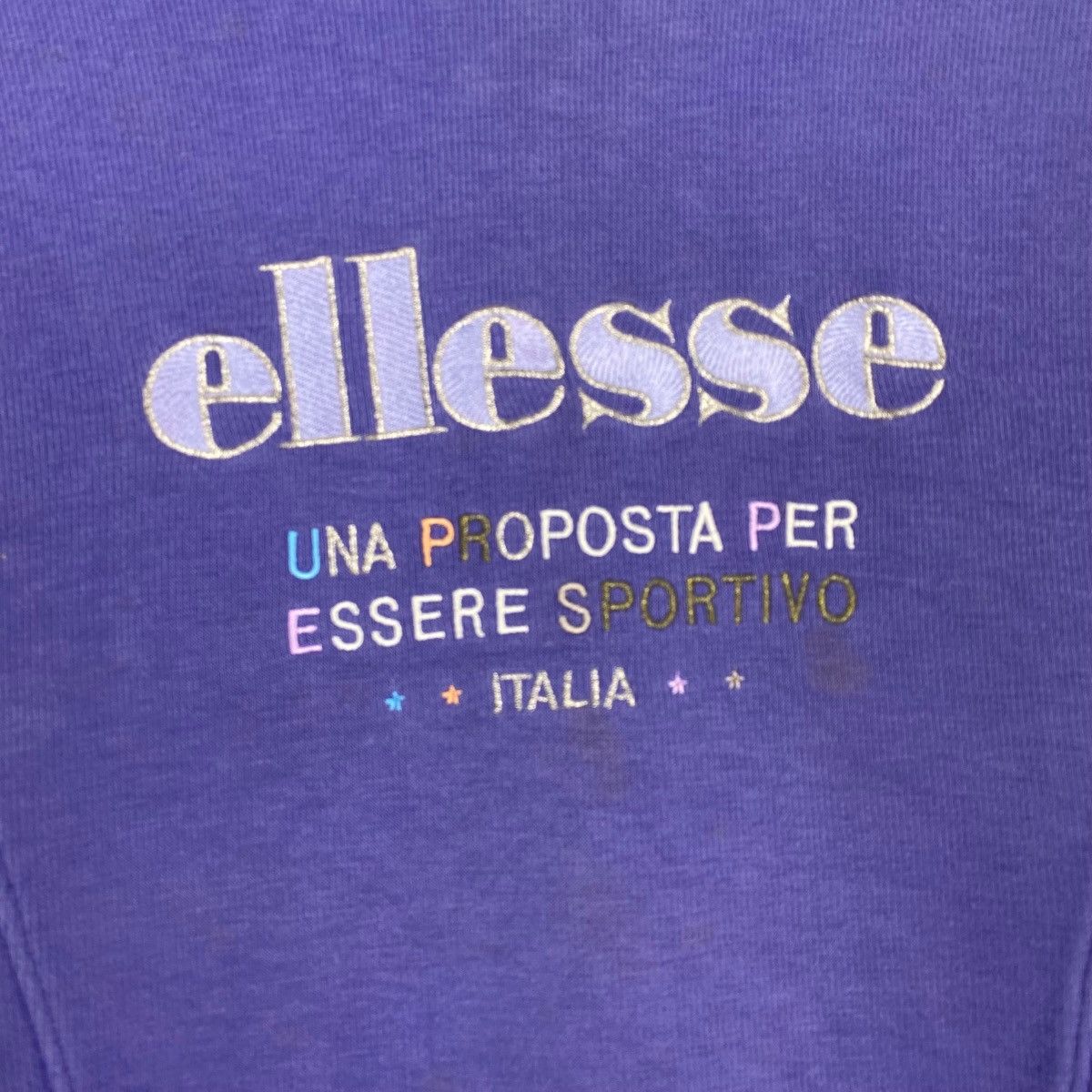 Vintage Vintage Ellesse Small Embroidered Sweatshirt Purple Size M Size M / US 6-8 / IT 42-44 - 6 Thumbnail