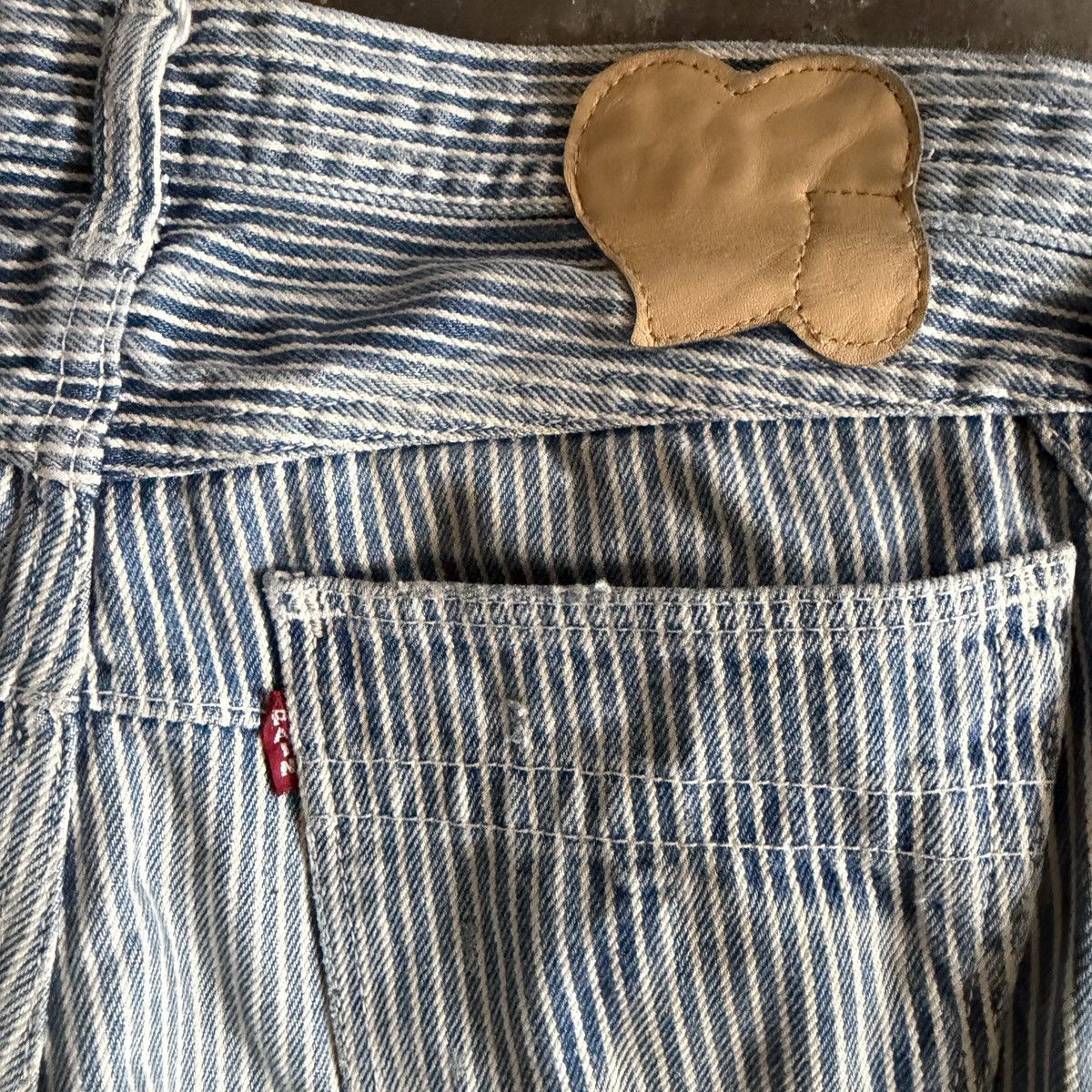 Number (N)ine Number (N)ine SS08 Mudwash Hickory Striped Denim Size US 30 / EU 46 - 5 Thumbnail