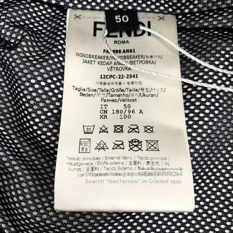 Other Fendi Black Abstract Patterned Zip-Up Jacket . Size US L / EU 52-54 / 3 - 7 Thumbnail