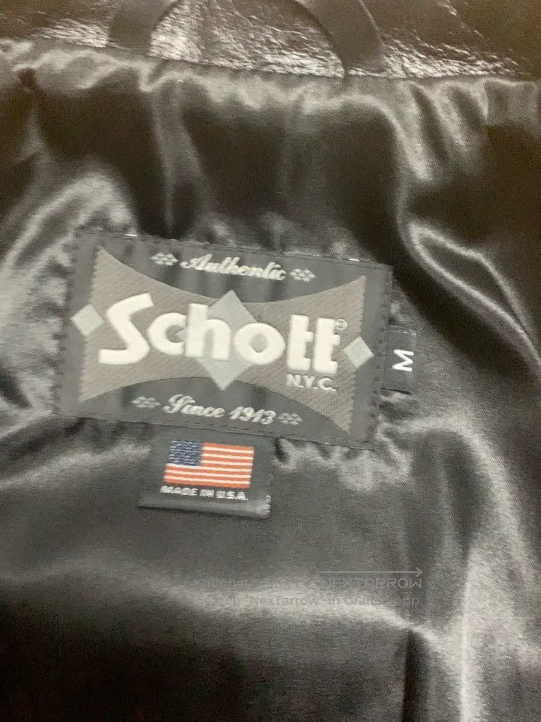 Schott Schott Leather coat Size M / US 6-8 / IT 42-44 - 2 Thumbnail