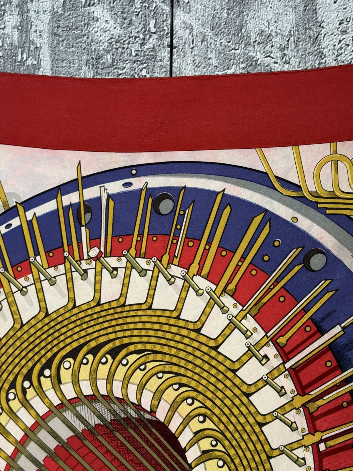 Hermes Hermes 'Alternateur' Silk Scarf Designed by Pierre Peron Size ONE SIZE - 5 Thumbnail