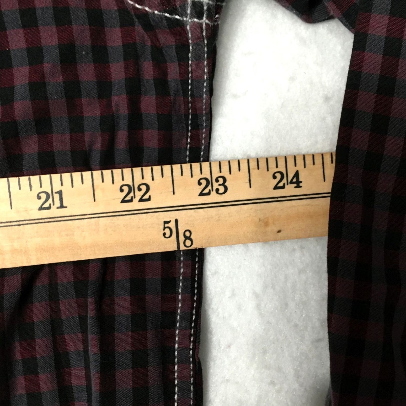 Vintage Michael Brandon Casual Shirt XL with Thread Accents Long Sleeve purple stripe Size US XL / EU 56 / 4 - 5 Thumbnail