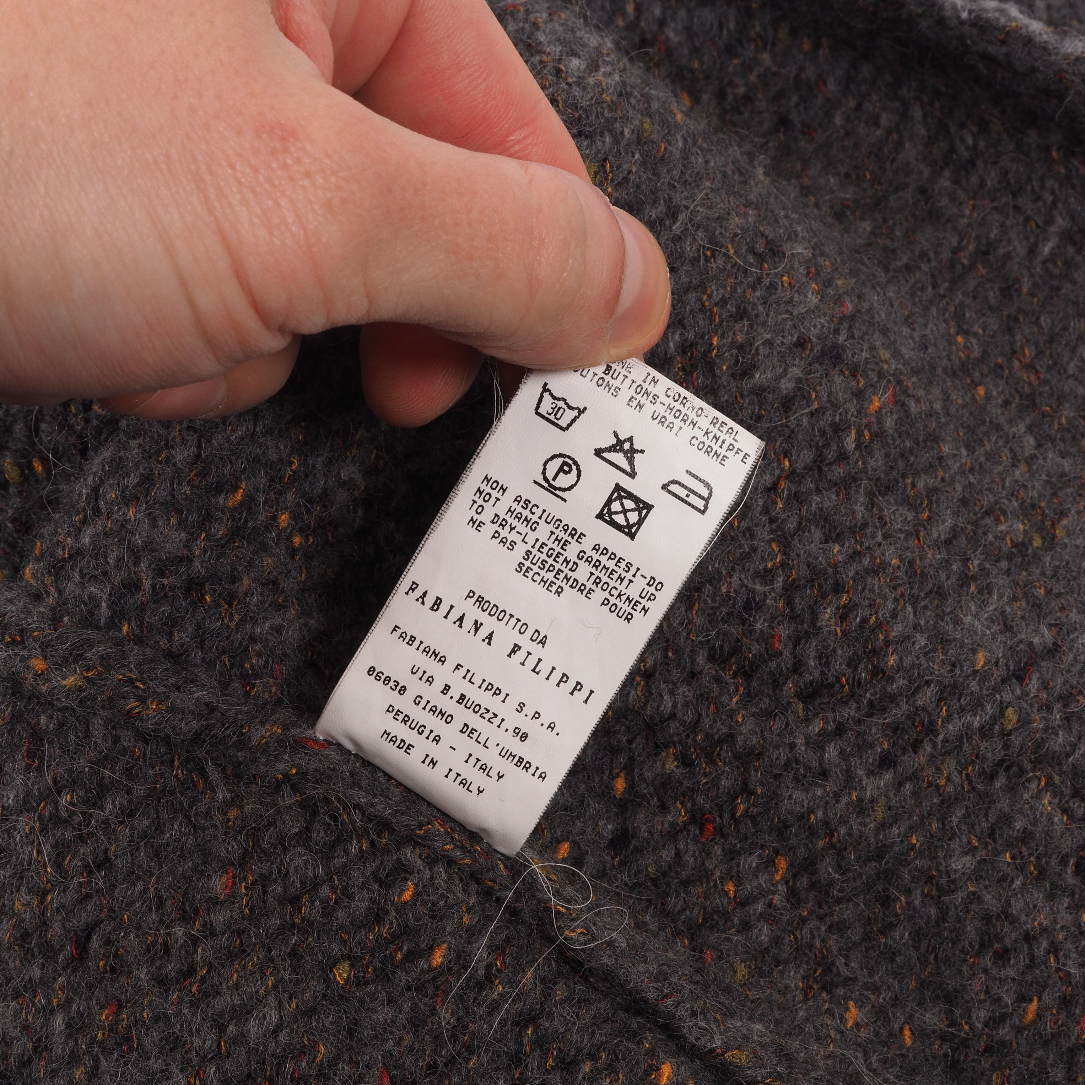 Fabiana Filippi Fabiana Filippi Gray Alpaca Knit Sweater Cardigan Size S / US 4 / IT 40 - 8 Thumbnail