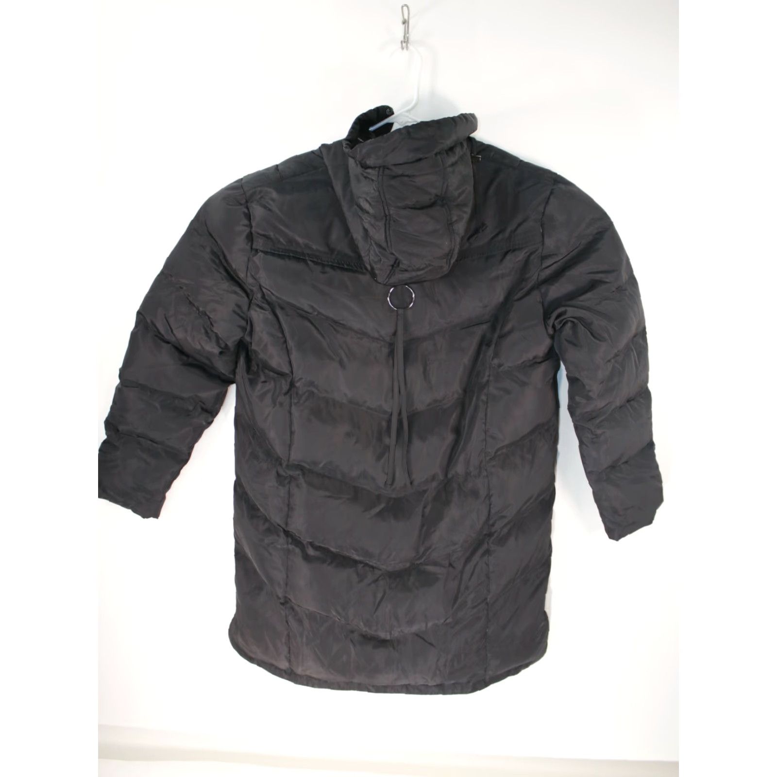 Vintage EGGKA What an Absolute Beauty Women's Jacket Puffer Hooded Black 3XL Size XXL / US 16-18 / IT 52-54 - 5 Thumbnail