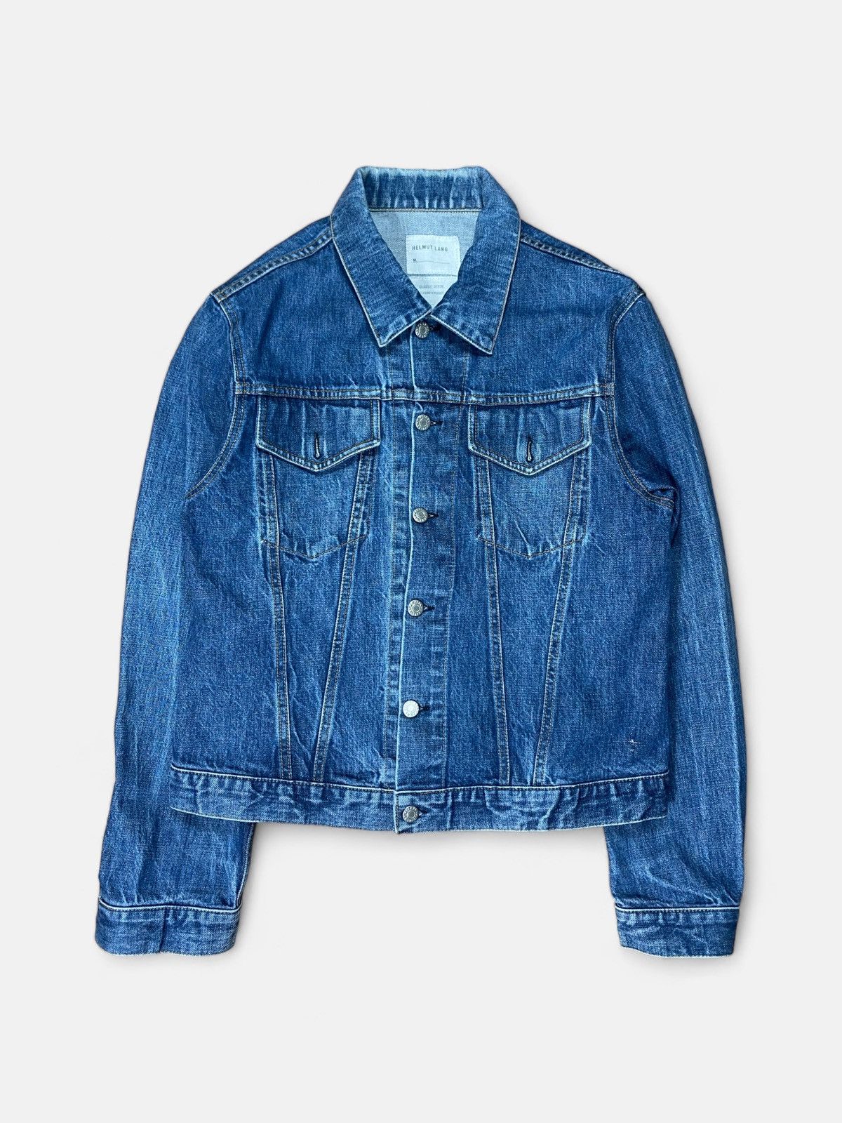Helmut Lang Helmut Lang - Classic 2 Pockets Denim Jacket Size US M / EU 48-50 / 2 - 1 Thumbnail