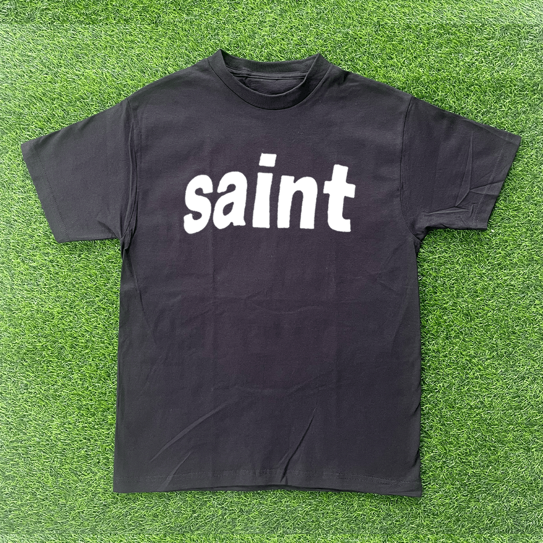 Vintage SAINT TSHIRT Size US S / EU 44-46 / 1 - 1 Preview