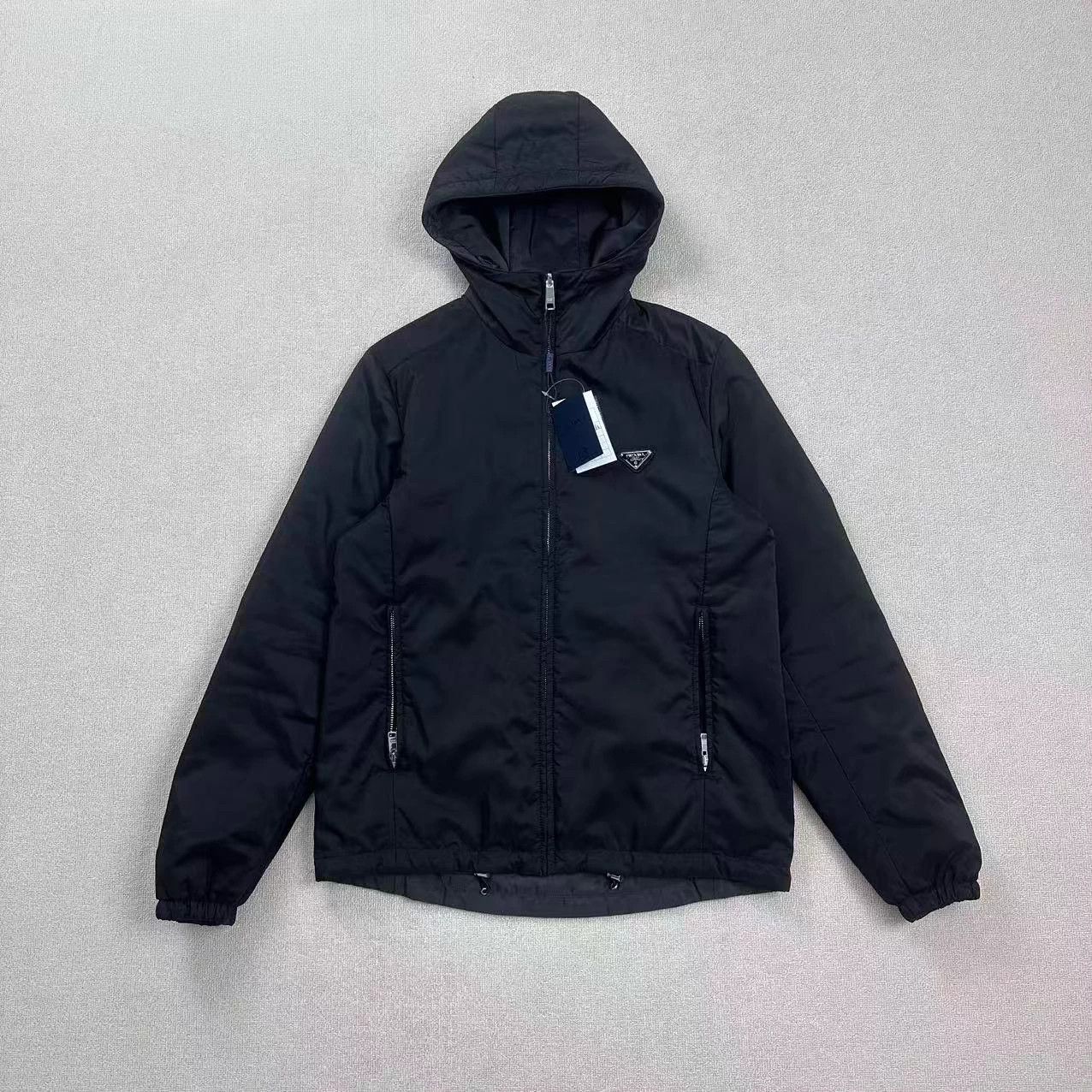 Prada Prada new triangle logo double-faced cotton coat 48 WL2443 Size US M / EU 48-50 / 2 - 1 Thumbnail