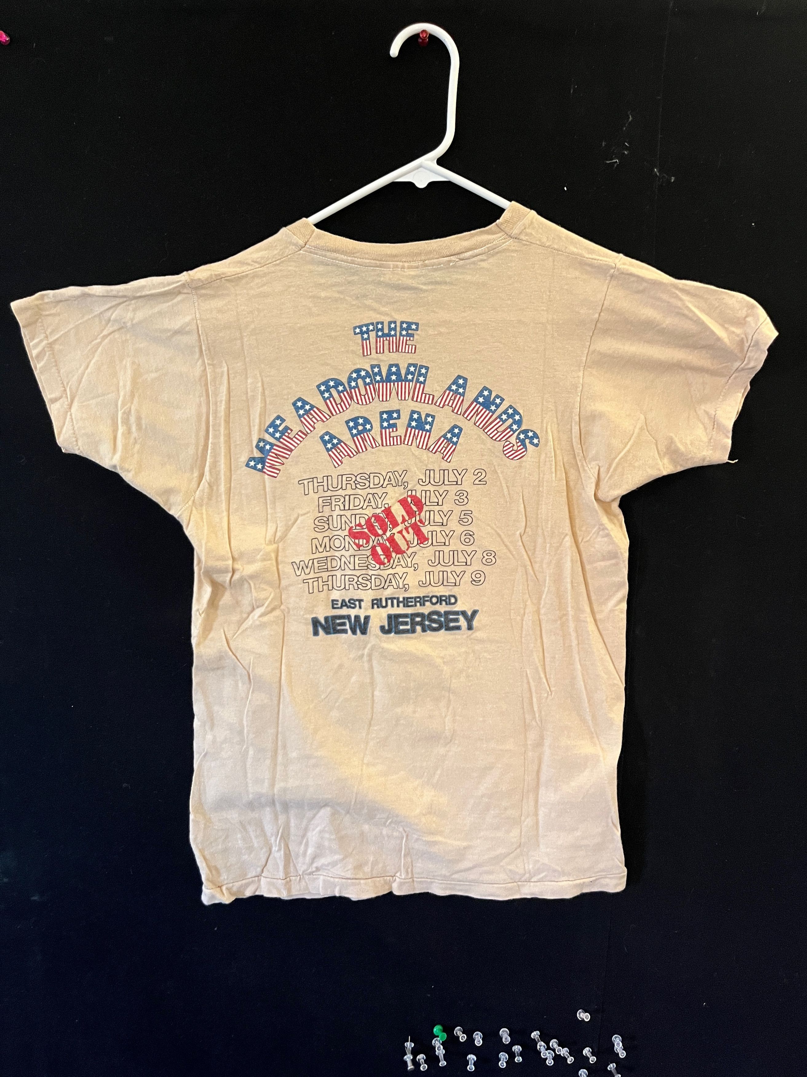 Vintage VINTAGE 1981 SPRINGSTEEN THE RIVER TOUR SHIRT MEADOWLANDS Size US M / EU 48-50 / 2 - 2 Thumbnail