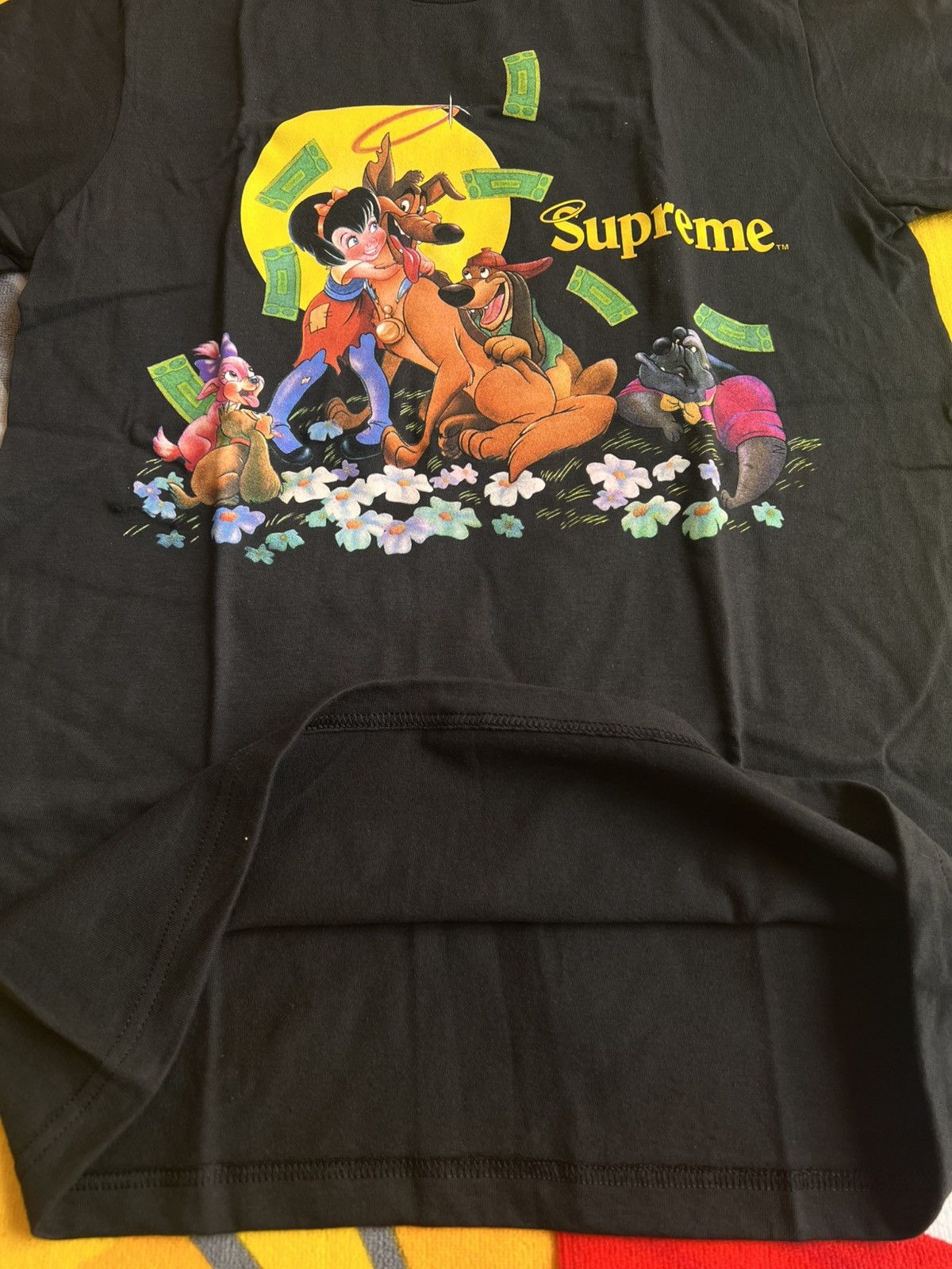 Supreme S Supreme All Dogs Go To Heaven Tee FW25 Movie Graphic Size US S / EU 44-46 / 1 - 16 Thumbnail