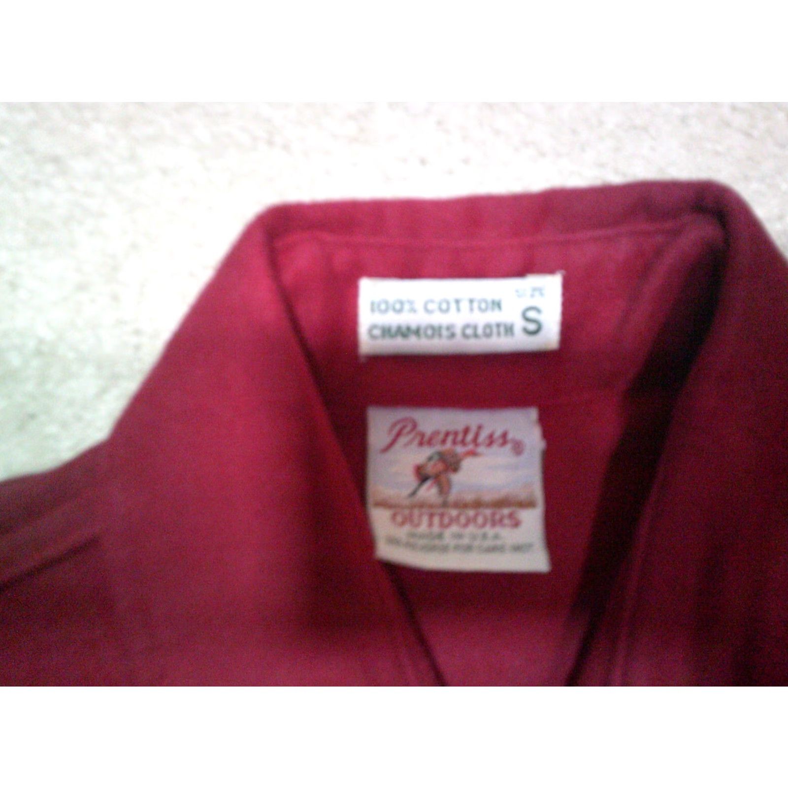 NWOT Prentiss Outdoors Button-Up Shirt Mens L Red Western Casual