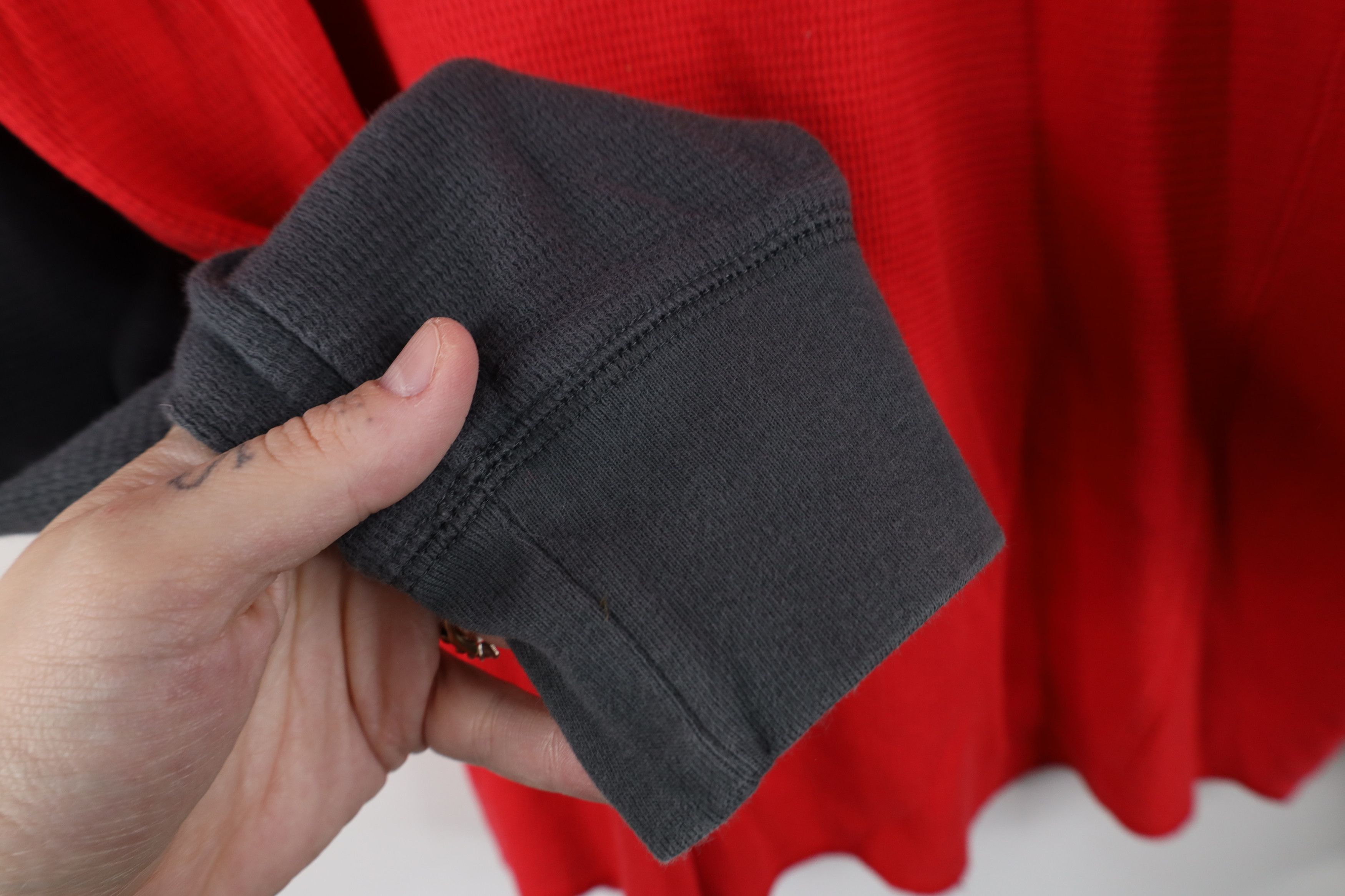 Nike × Vintage Vintage Nike Swoosh Ohio State University Thermal T-Shirt Size US M / EU 48-50 / 2 - 5 Thumbnail