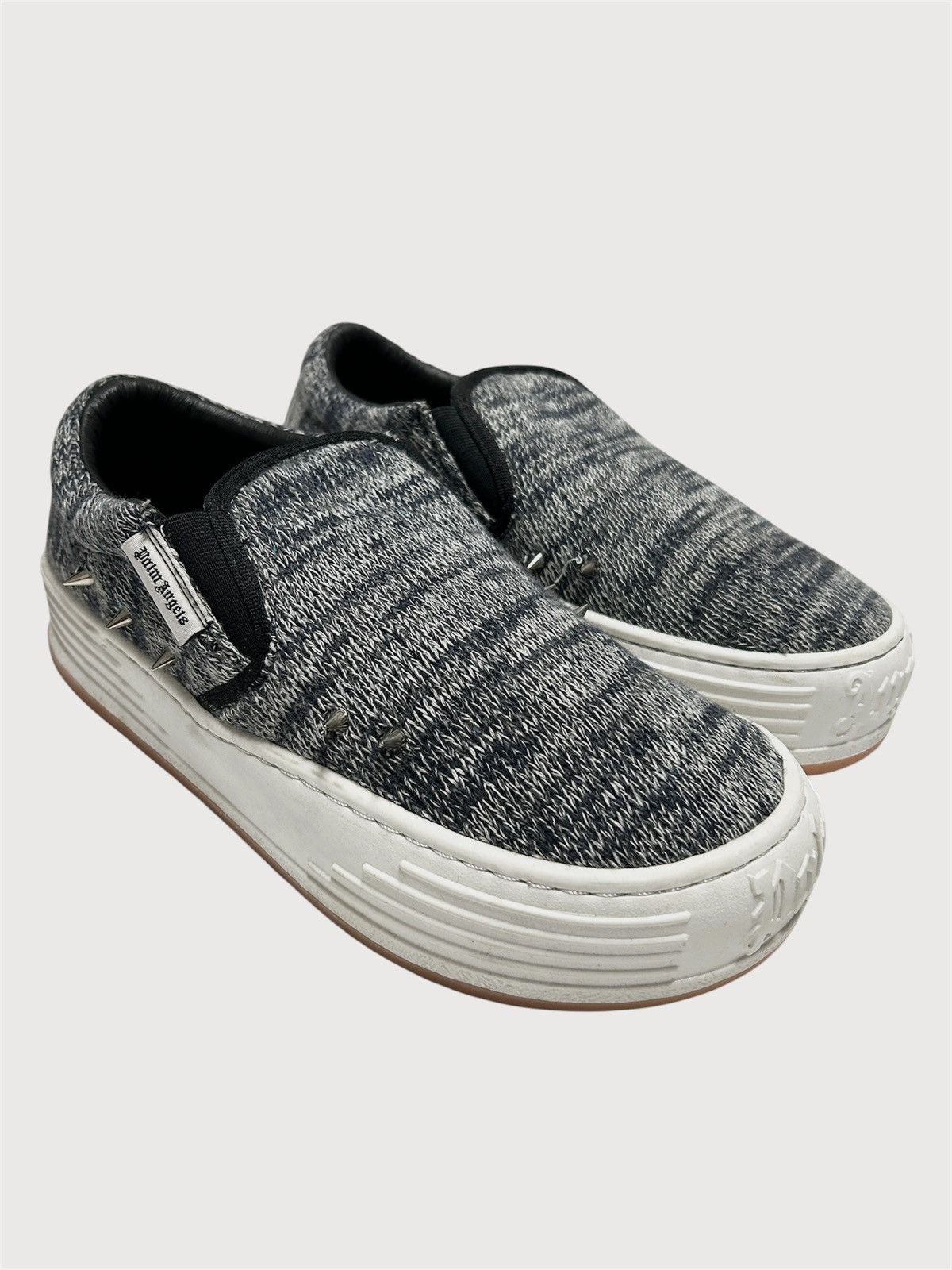 Palm Angels Spiked Slip-On Knit Bumper Sneakers Size US 9 / EU 42 - 1 Thumbnail