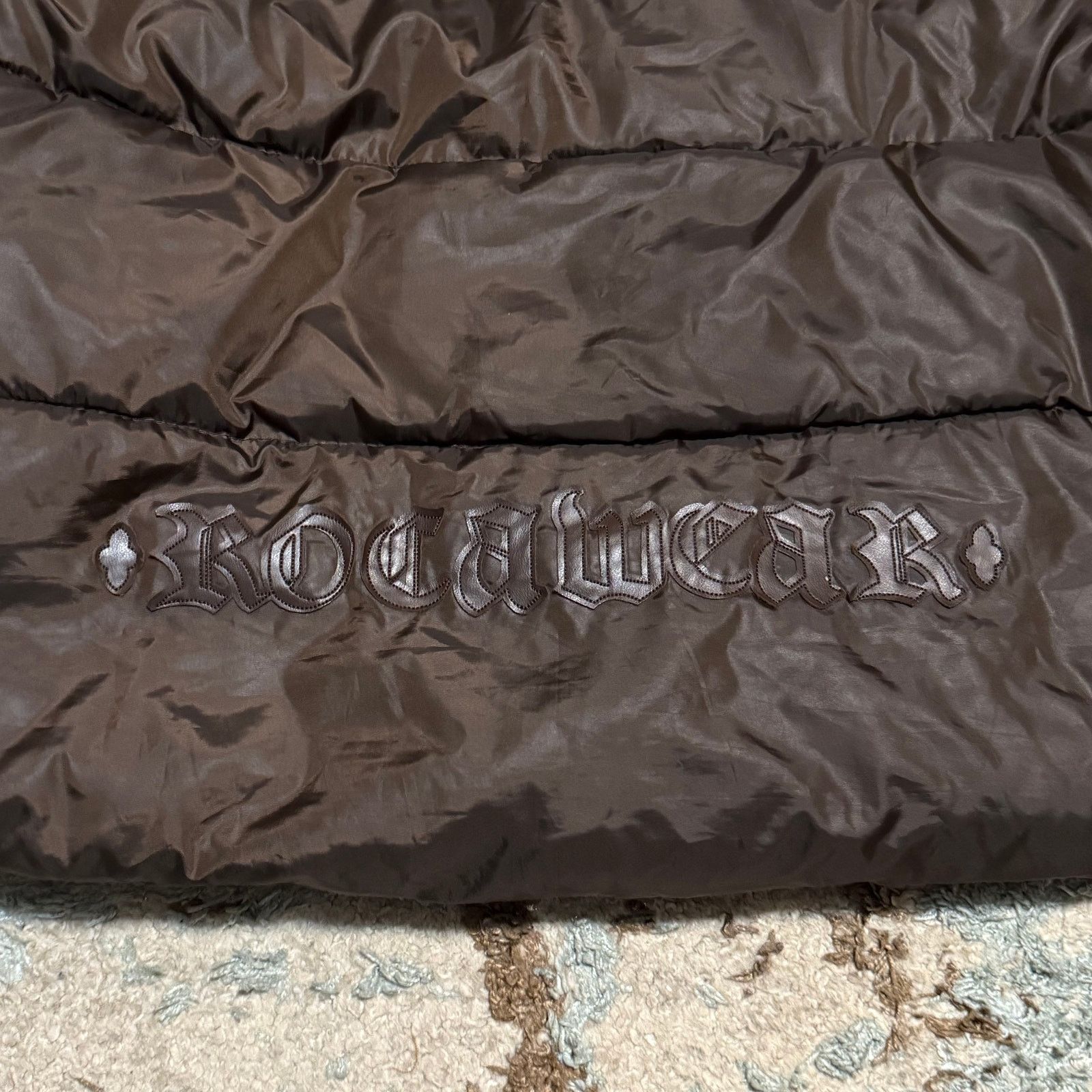 Rocawear Rocawear Faux Fur Hood Puffer Jacket Size XL Mocha Brown Y2K Size XL / US 12-14 / IT 48-50 - 6 Thumbnail