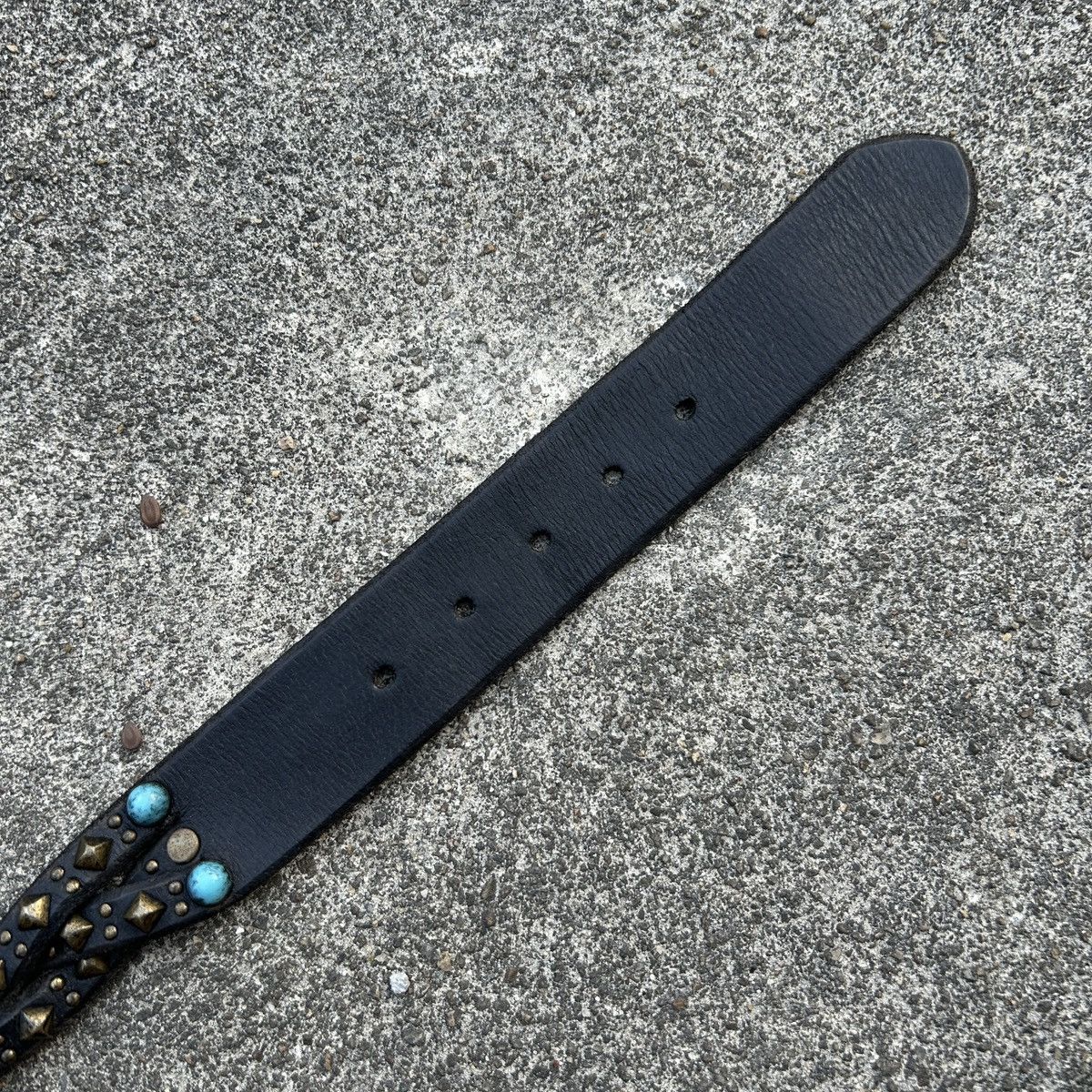 Vintage Vintage studded leather belt (Kapital Style) Size ONE SIZE - 13 Thumbnail