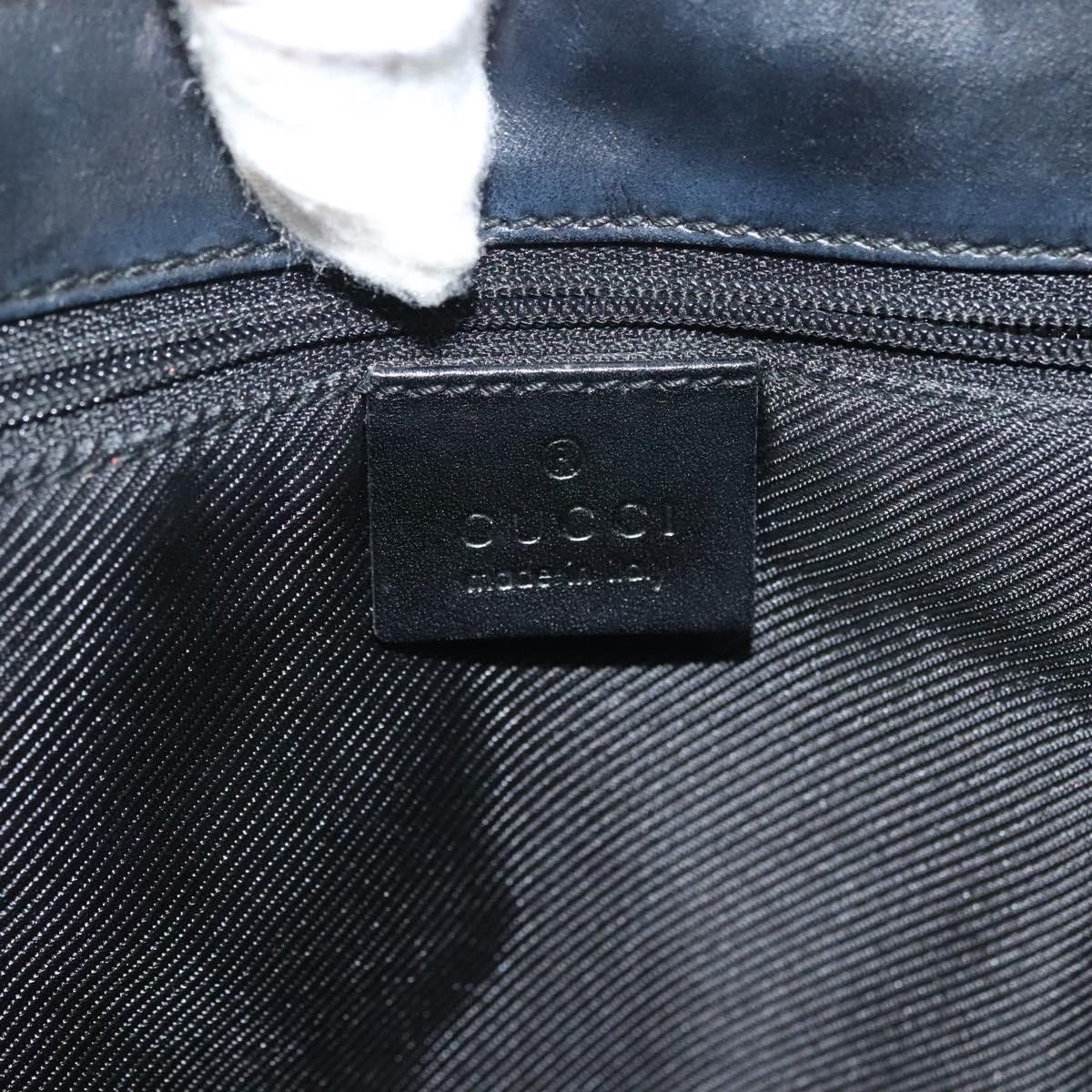 Gucci GUCCI GG Canvas Jackie Hand Bag Black Silver 002 002 Size ONE SIZE - 15 Thumbnail