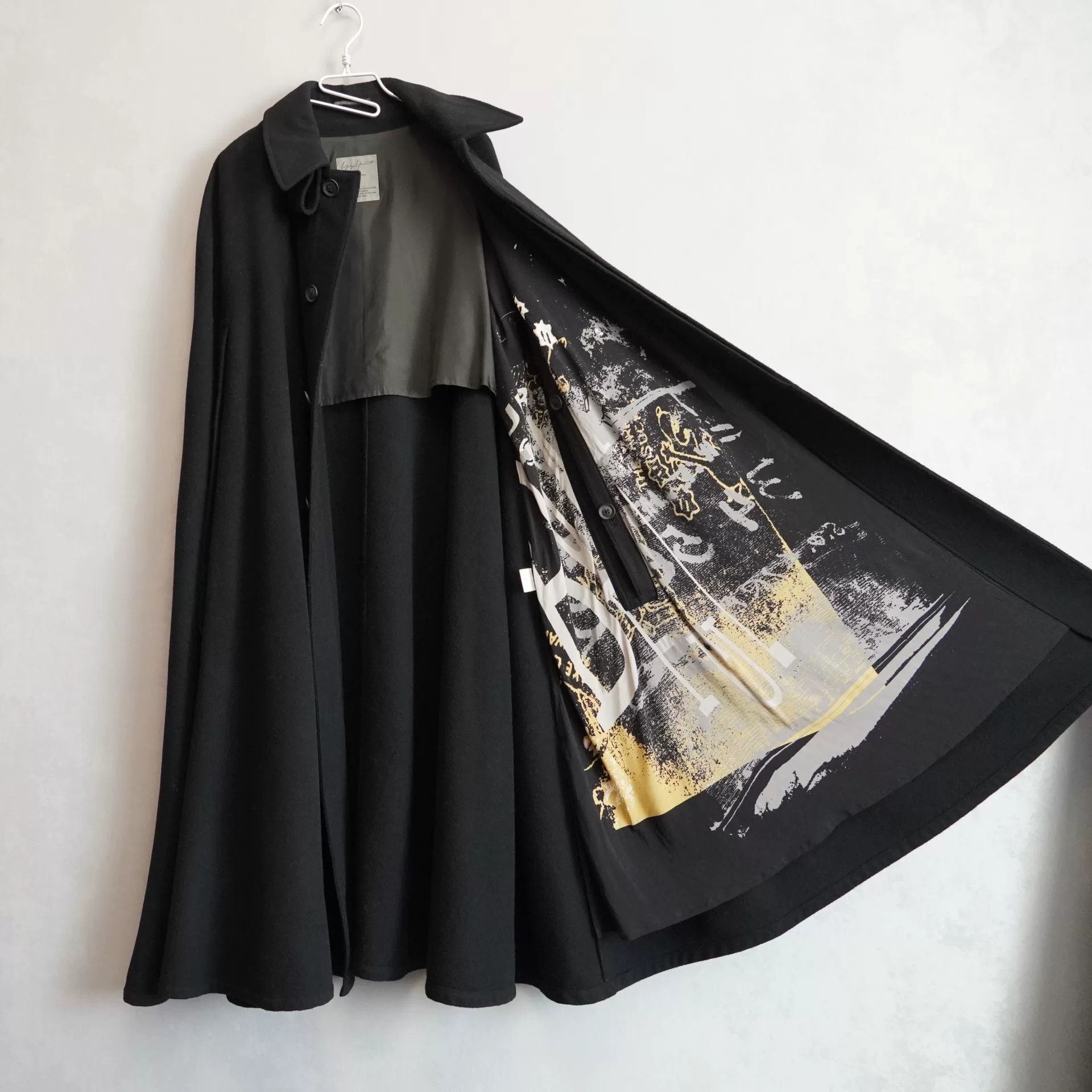 Yohji Yamamoto Yohji Yamamoto Artistic Cape Coat Size US L / EU 52-54 / 3 - 1 Thumbnail