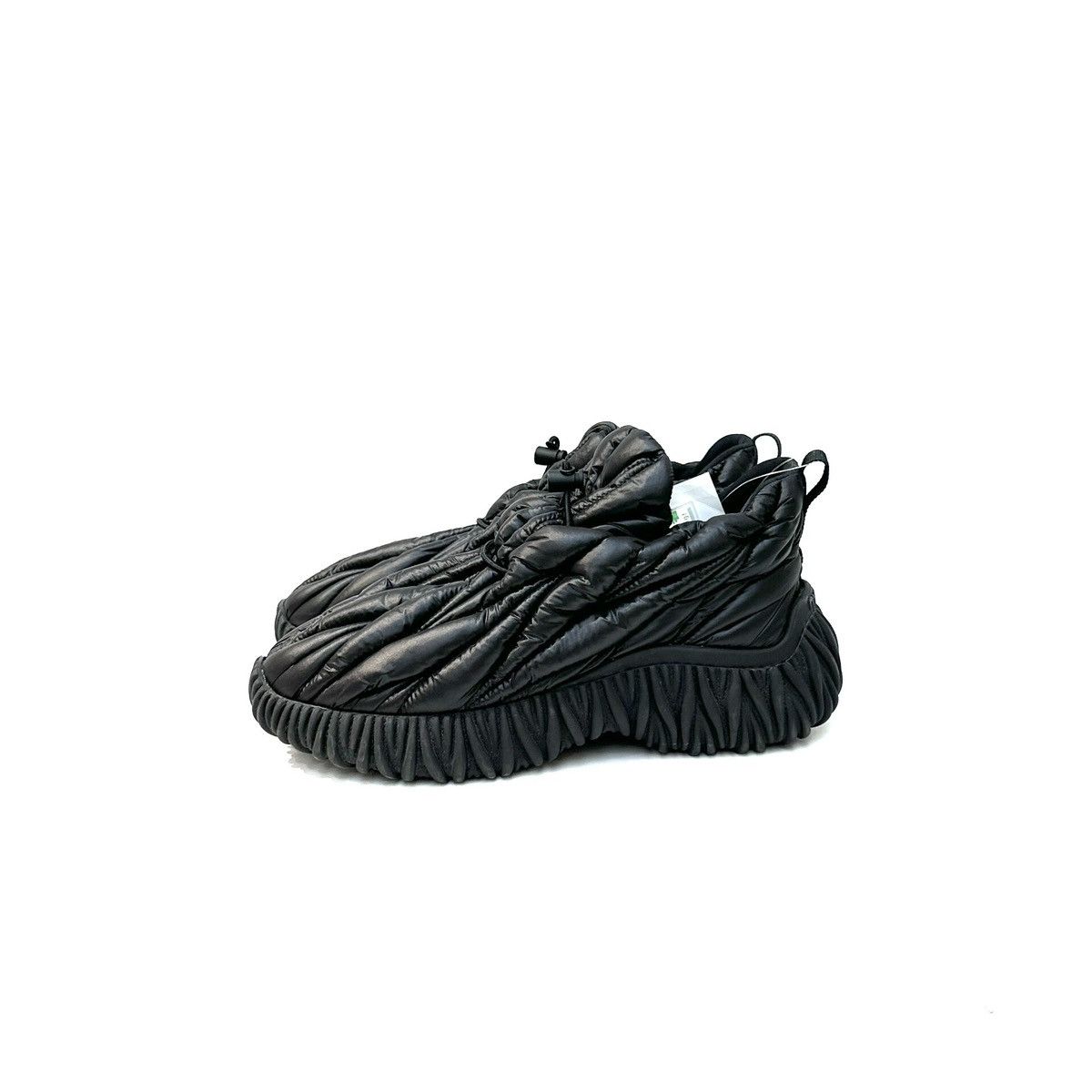 Miu Miu Miu Miu Quilted Padded Sneakers in black nylon Size US 7 / IT 37 - 1 Thumbnail