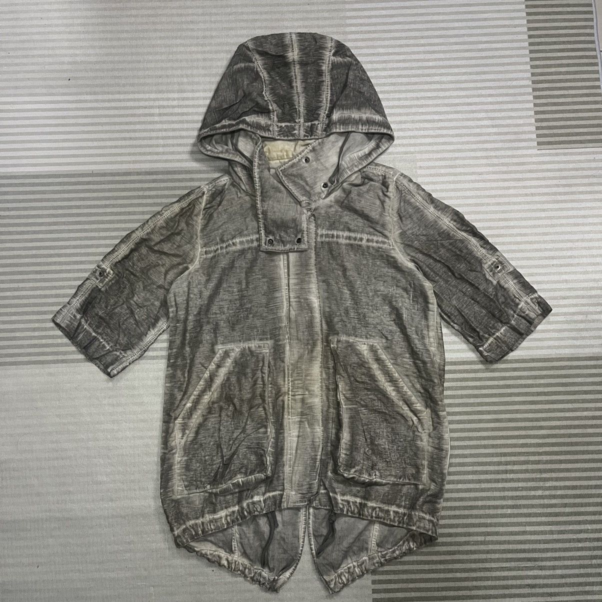 Helmut Lang Helmut Lang Double Cotton Silk Hooded Jacket Size US M / EU 48-50 / 2 - 2 Thumbnail