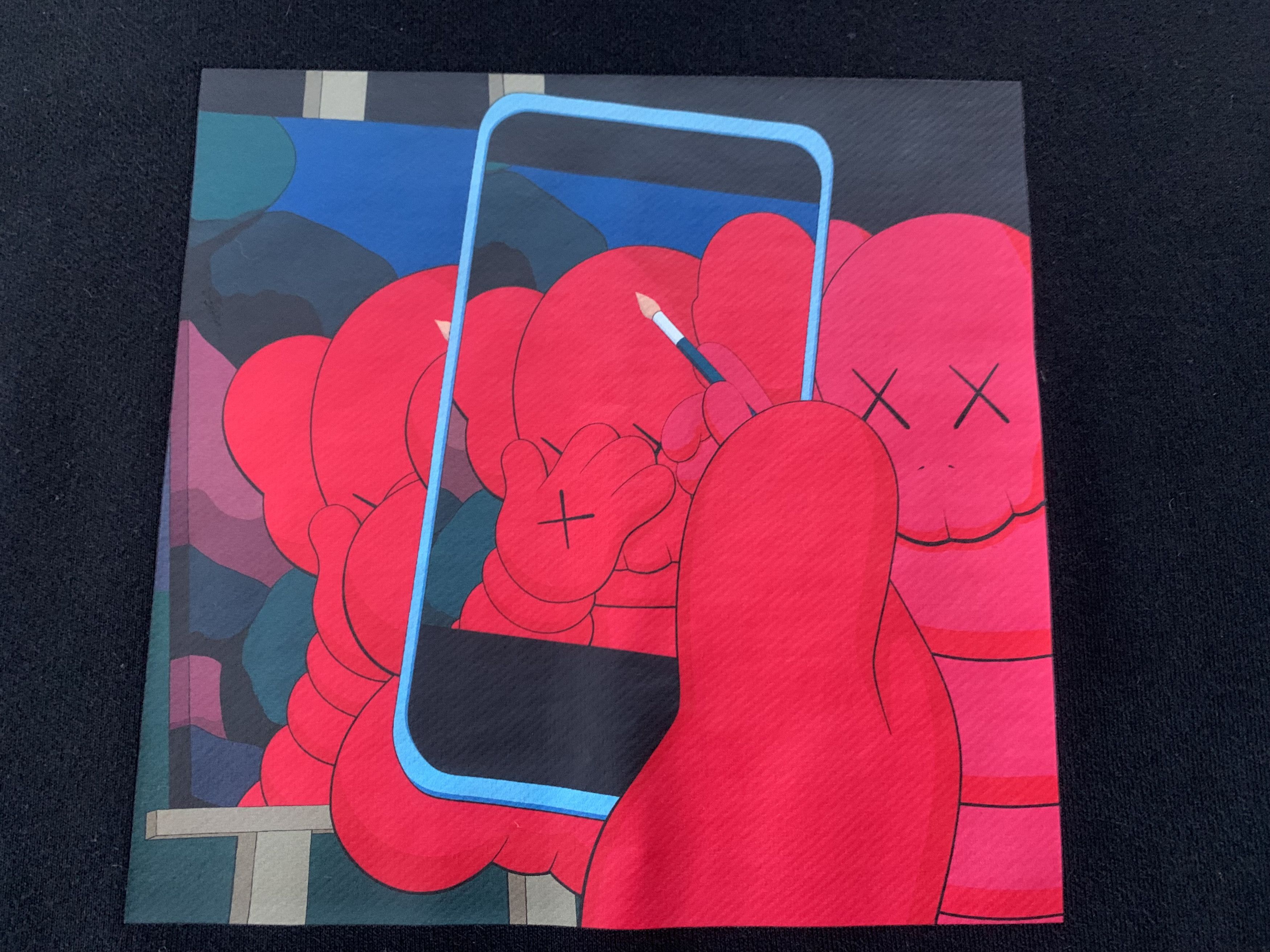 Japanese Brand Mens KAWS Uniqlo Andy Warhol Black Graphic Sweatshirt Size US M / EU 48-50 / 2 - 6 Thumbnail