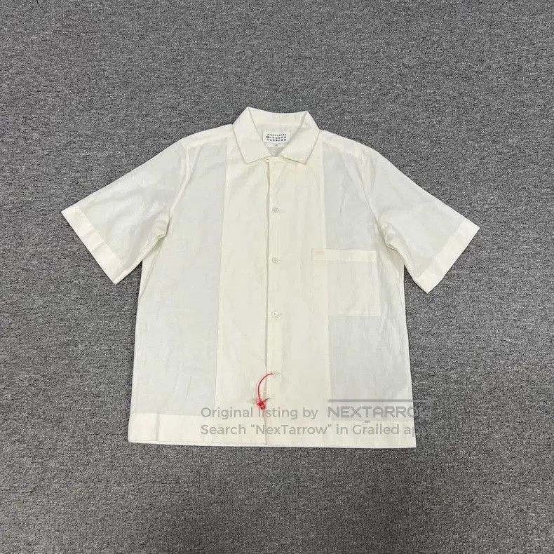 Maison Margiela maison margiela short sleeve shirt in beige . Size US M / EU 48-50 / 2 - 1 Thumbnail
