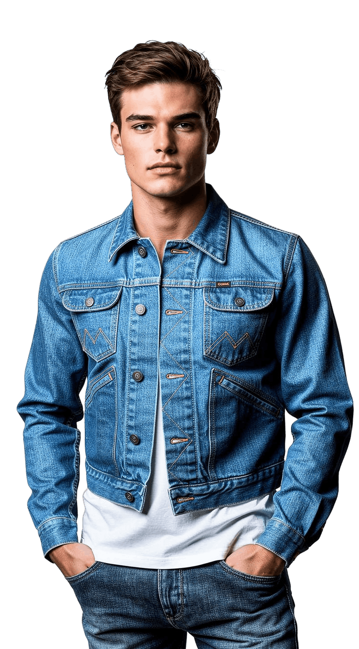 Vintage VINTAGE MAVERICK BLUE BELL DENIM JACKET Size US M / EU 48-50 / 2 - 1 Thumbnail