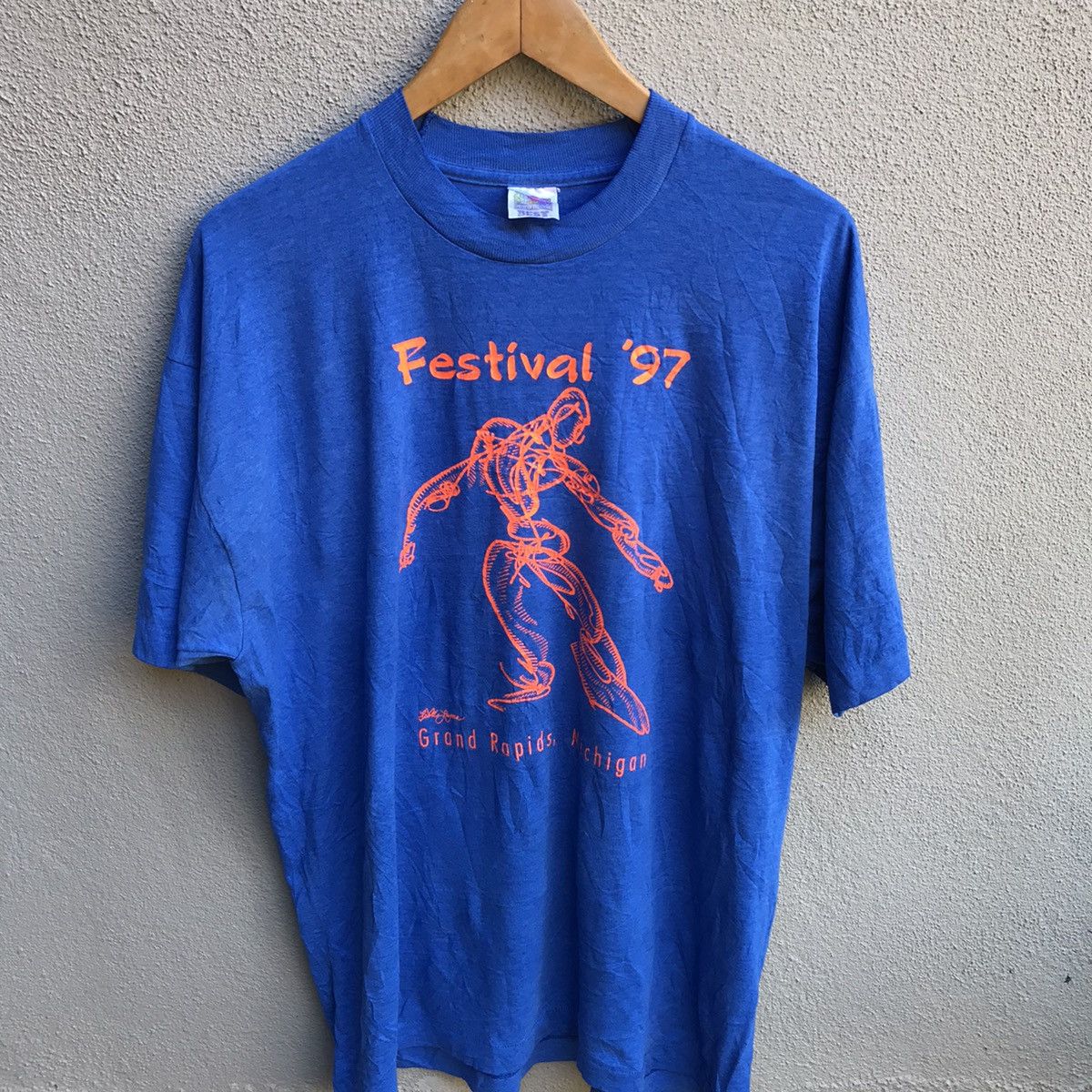 Vintage Vintage 90s ART Festival Michigan sculpture museum tee Size US XL / EU 56 / 4 - 2 Thumbnail