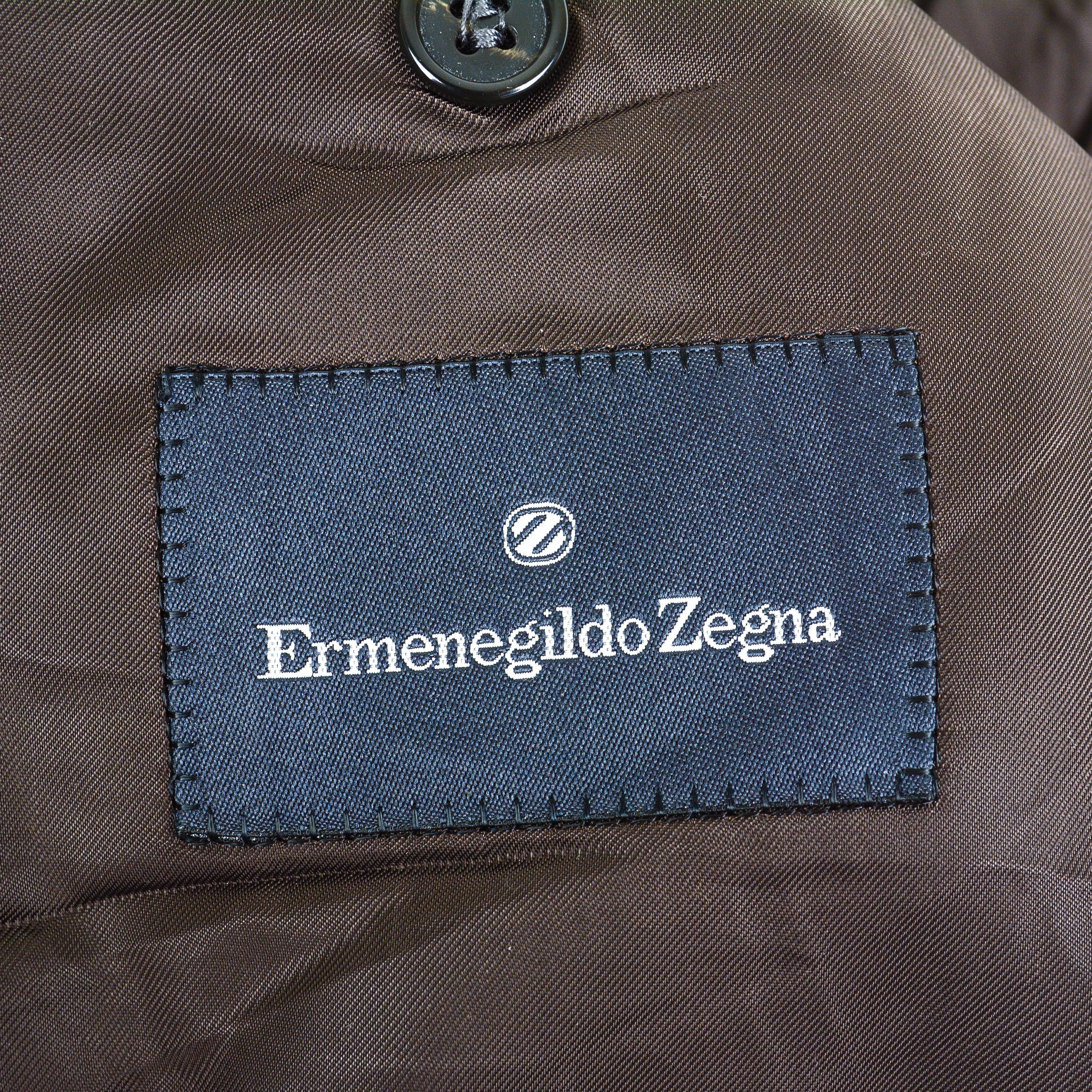 Ermenegildo Zegna Men Wool Blazer Check UK 44 US Jacket Plaid Coat EU 54 Size 44R - 5 Thumbnail