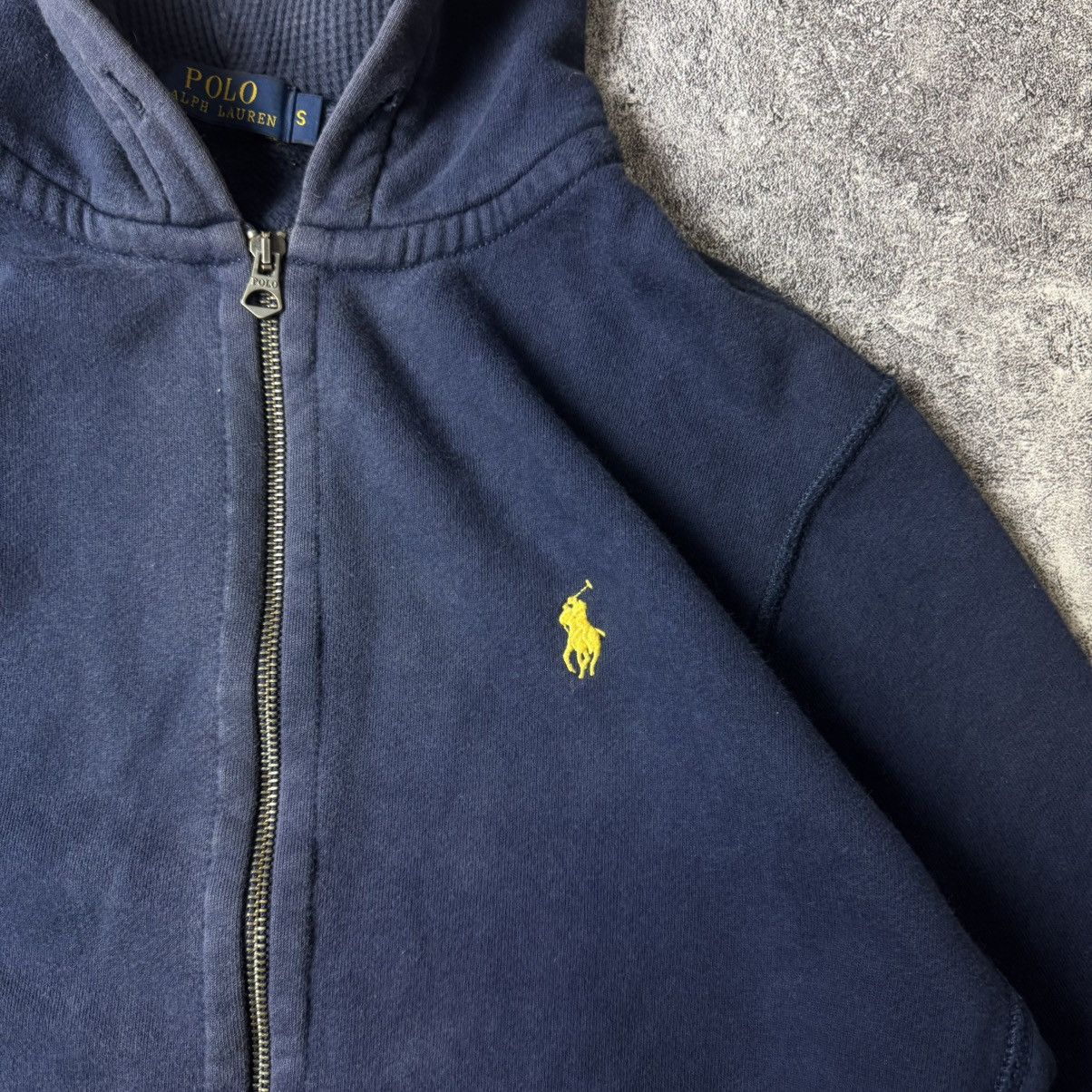 Polo Ralph Lauren Polo Ralph Lauren Navy Zip-Up Hoodie Size US S / EU 44-46 / 1 - 2 Thumbnail