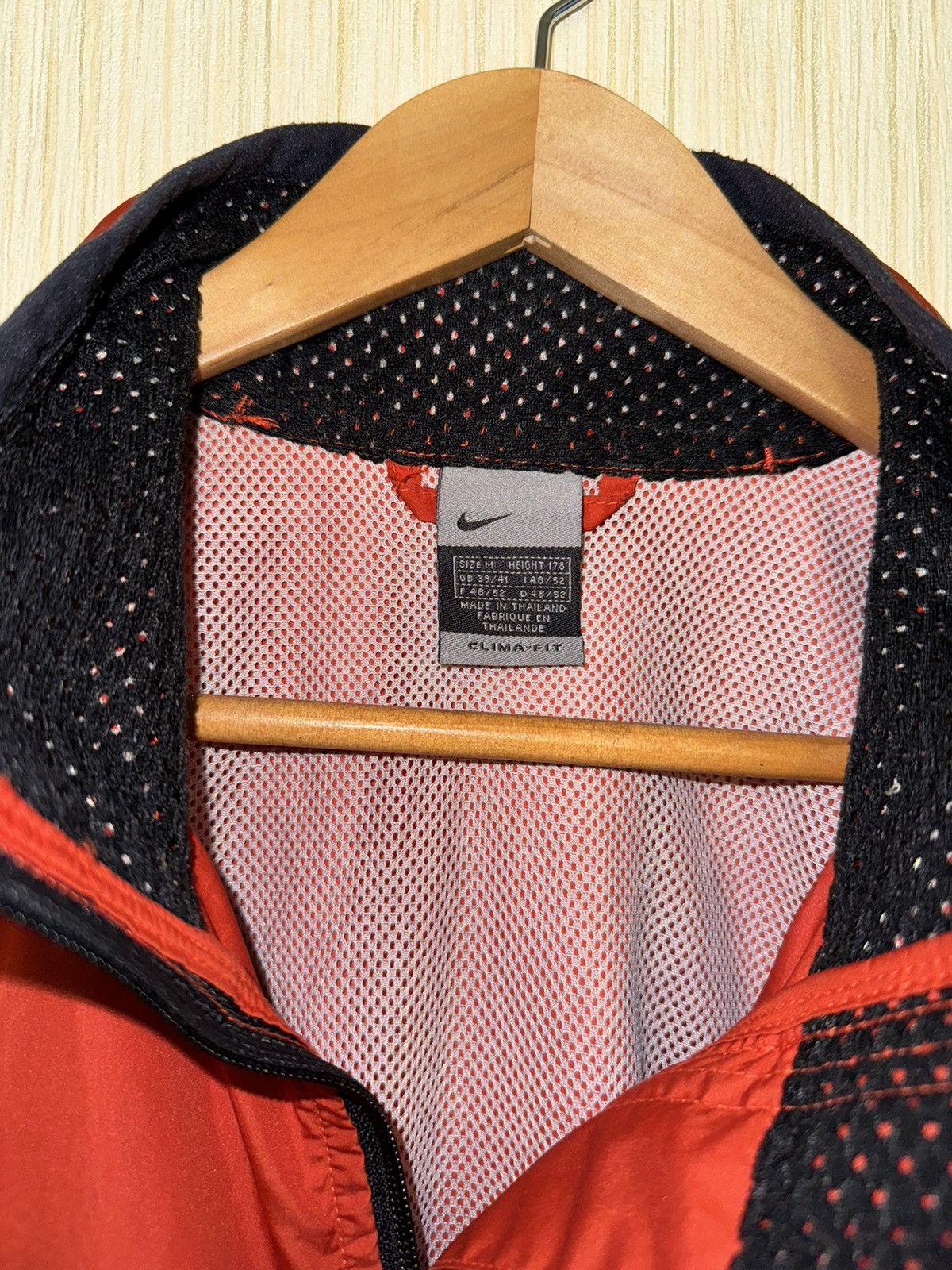 Nike × Vintage Nike vintage track jacket orange swoosh Size US M / EU 48-50 / 2 - 13 Thumbnail