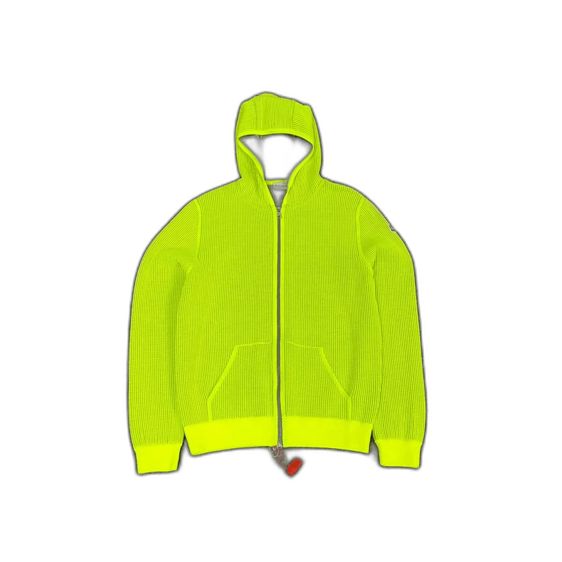 Moncler Genius Moncler Fluorescent Green Hooded Jacket Size L / US 10 / IT 46 - 1 Thumbnail