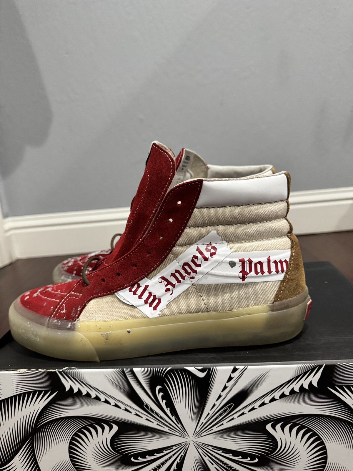 Palm Angels × Vans Palm Angels x Vans Sk8-Hi Reissue Size US 9 / EU 42 - 3 Thumbnail